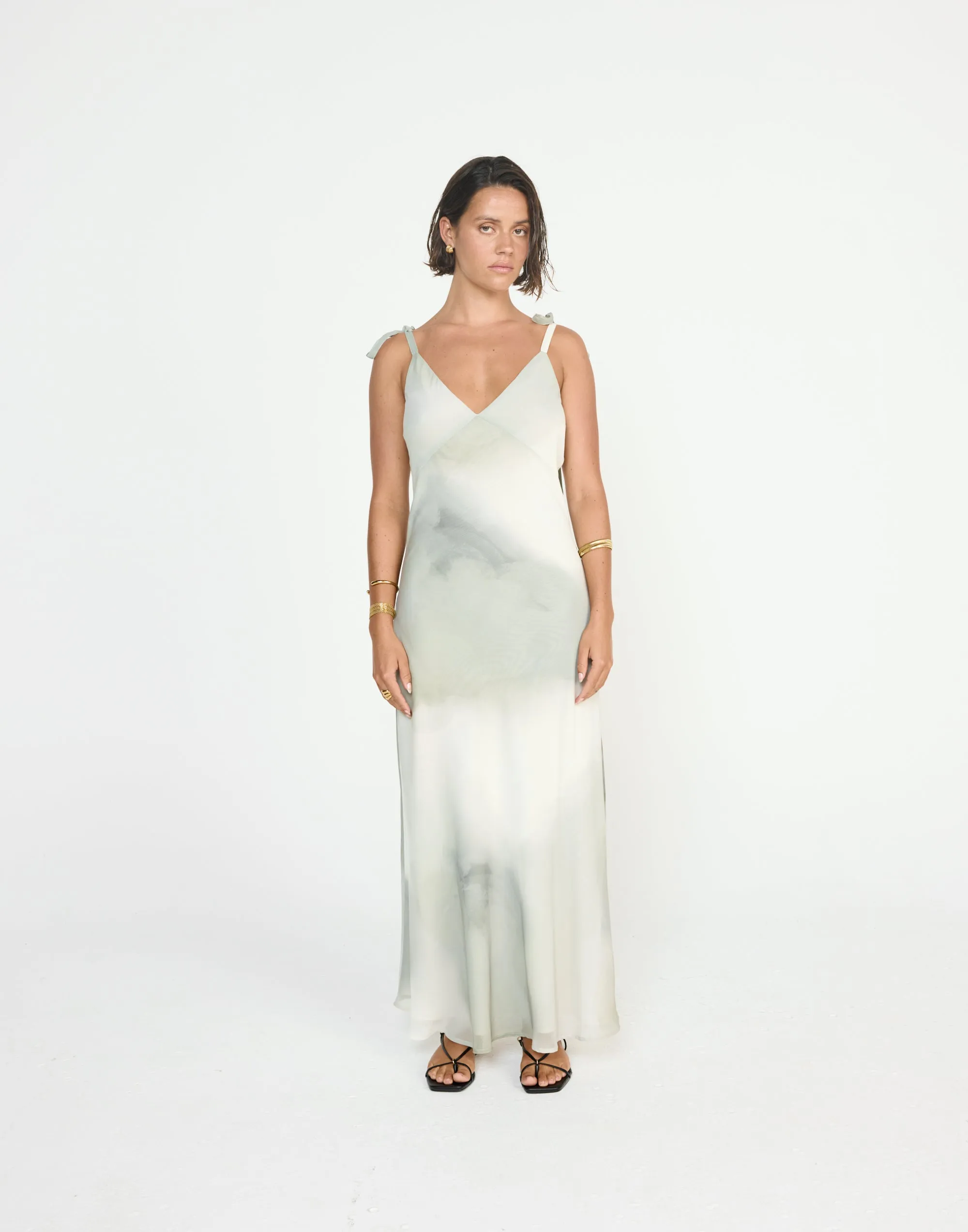 Adrina Maxi Dress (Sage)