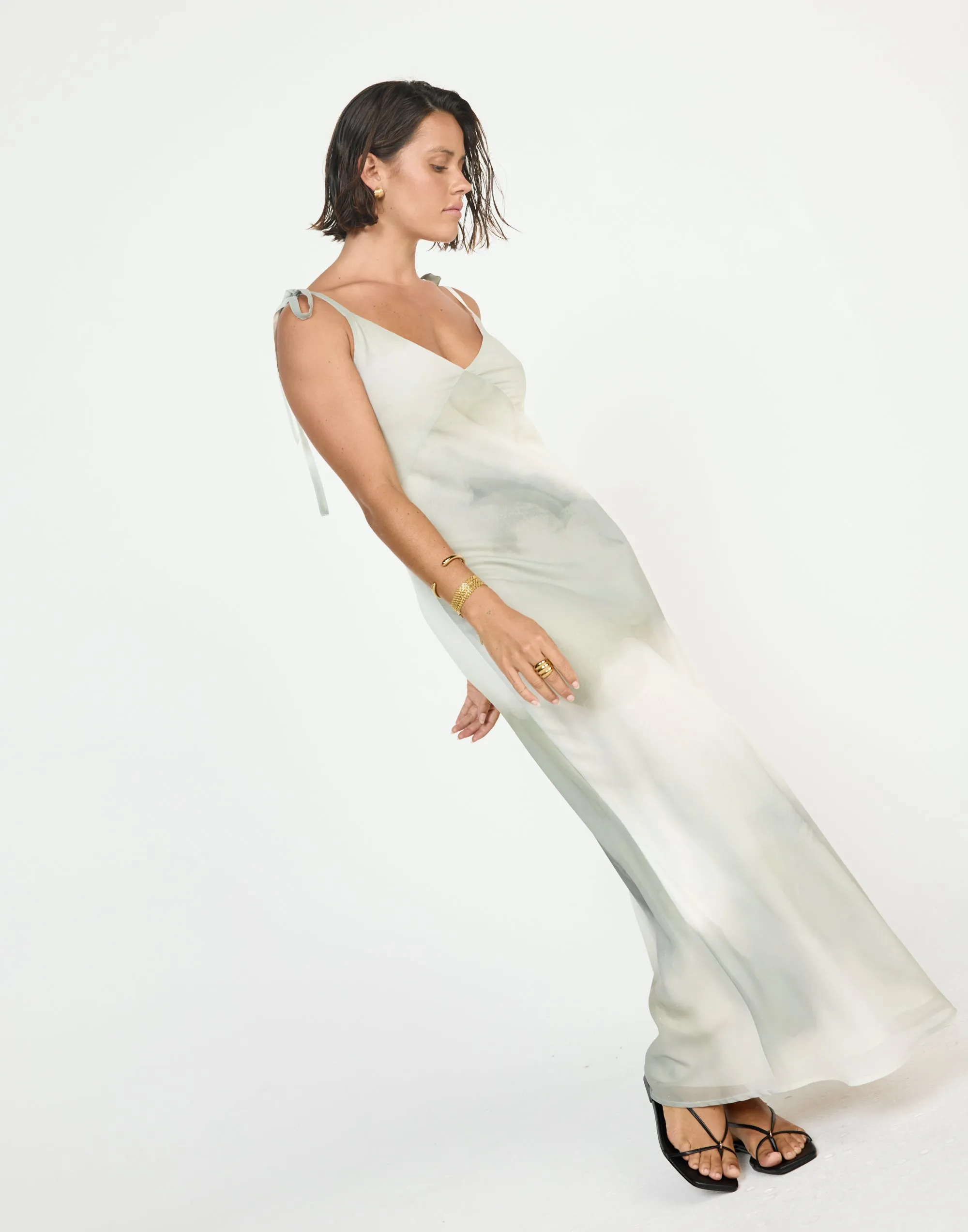 Adrina Maxi Dress (Sage)
