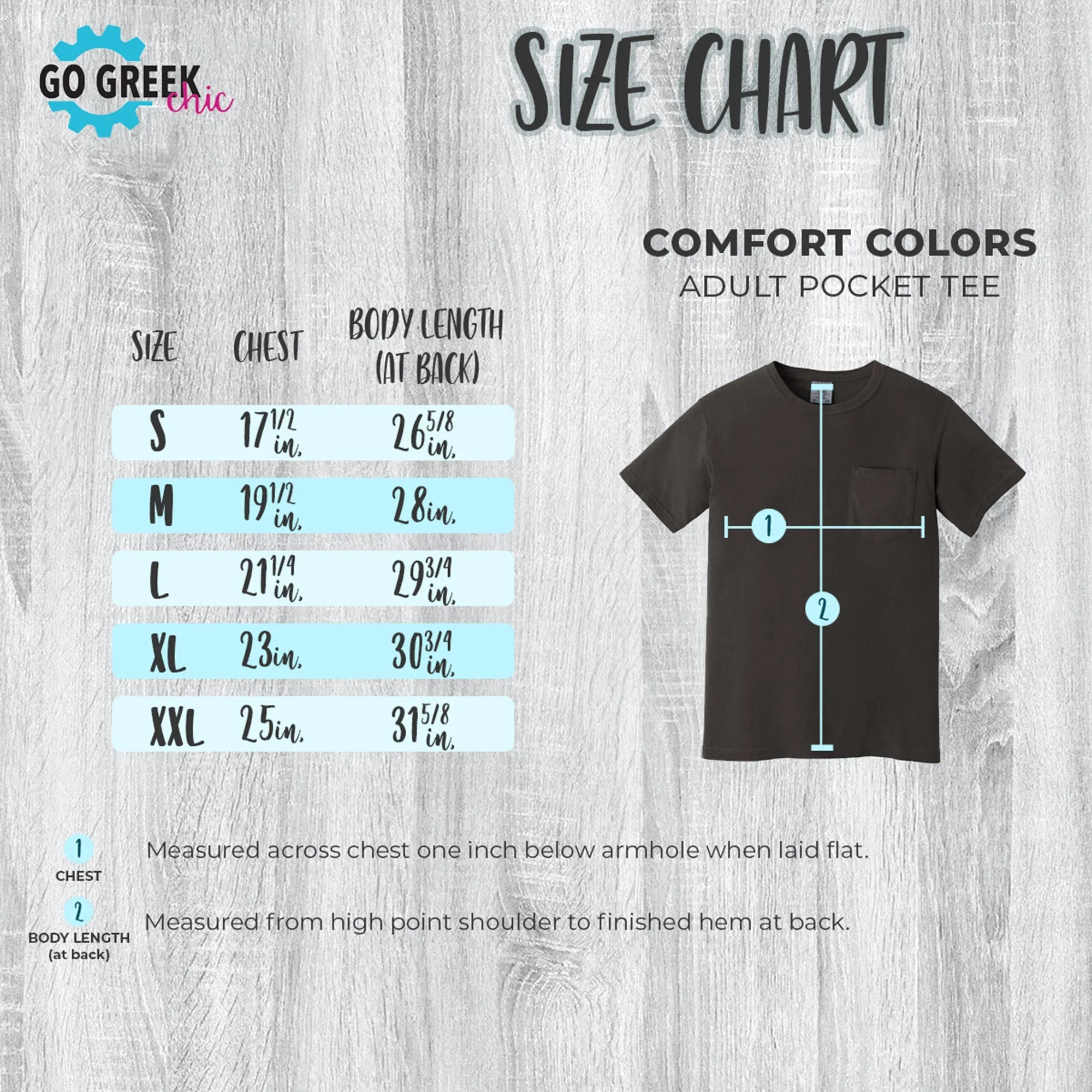 Alpha Omicron Pi Heart Pocket T-Shirt - Blossom
