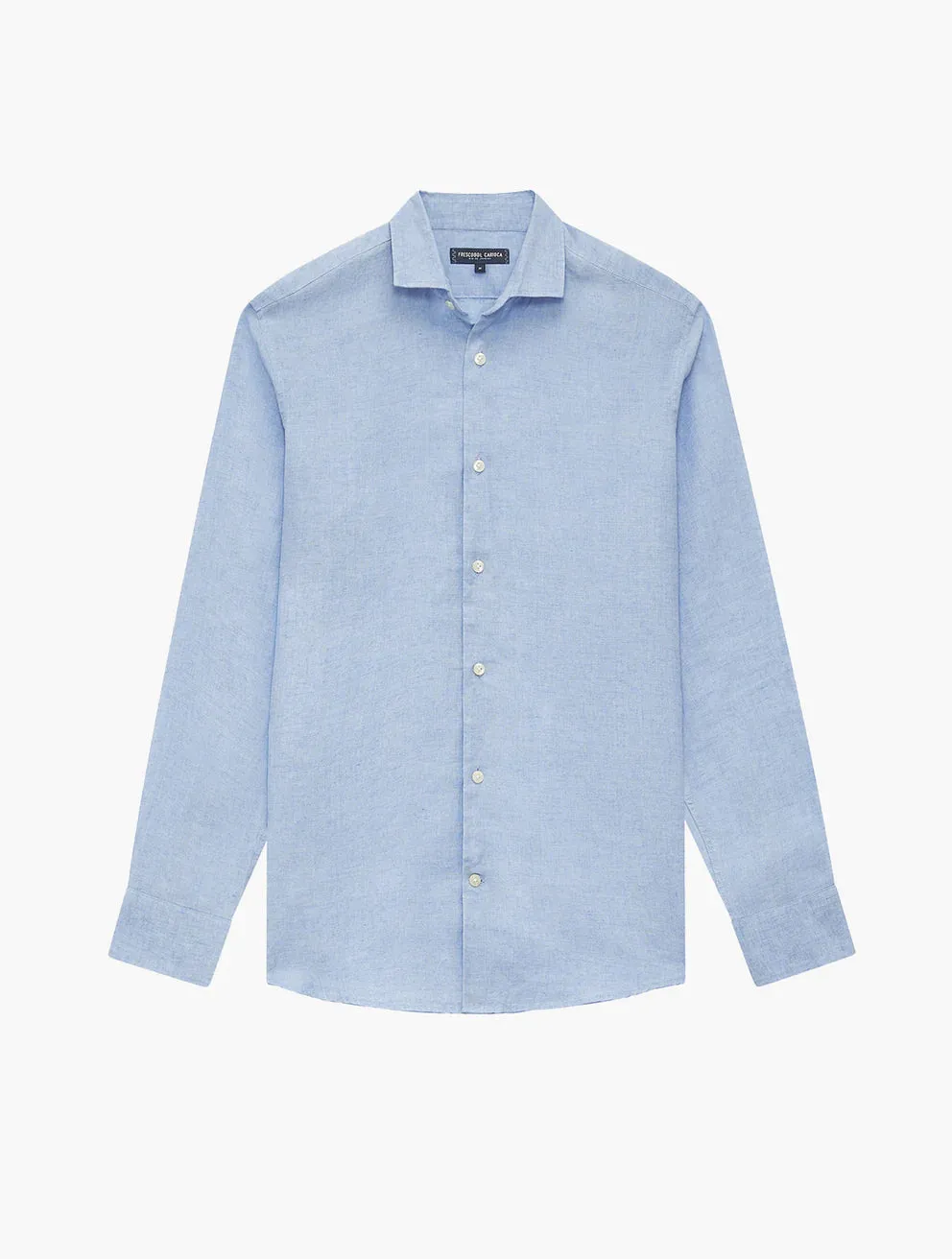 Antonio Linen Shirt L/S  - Baby-Blue