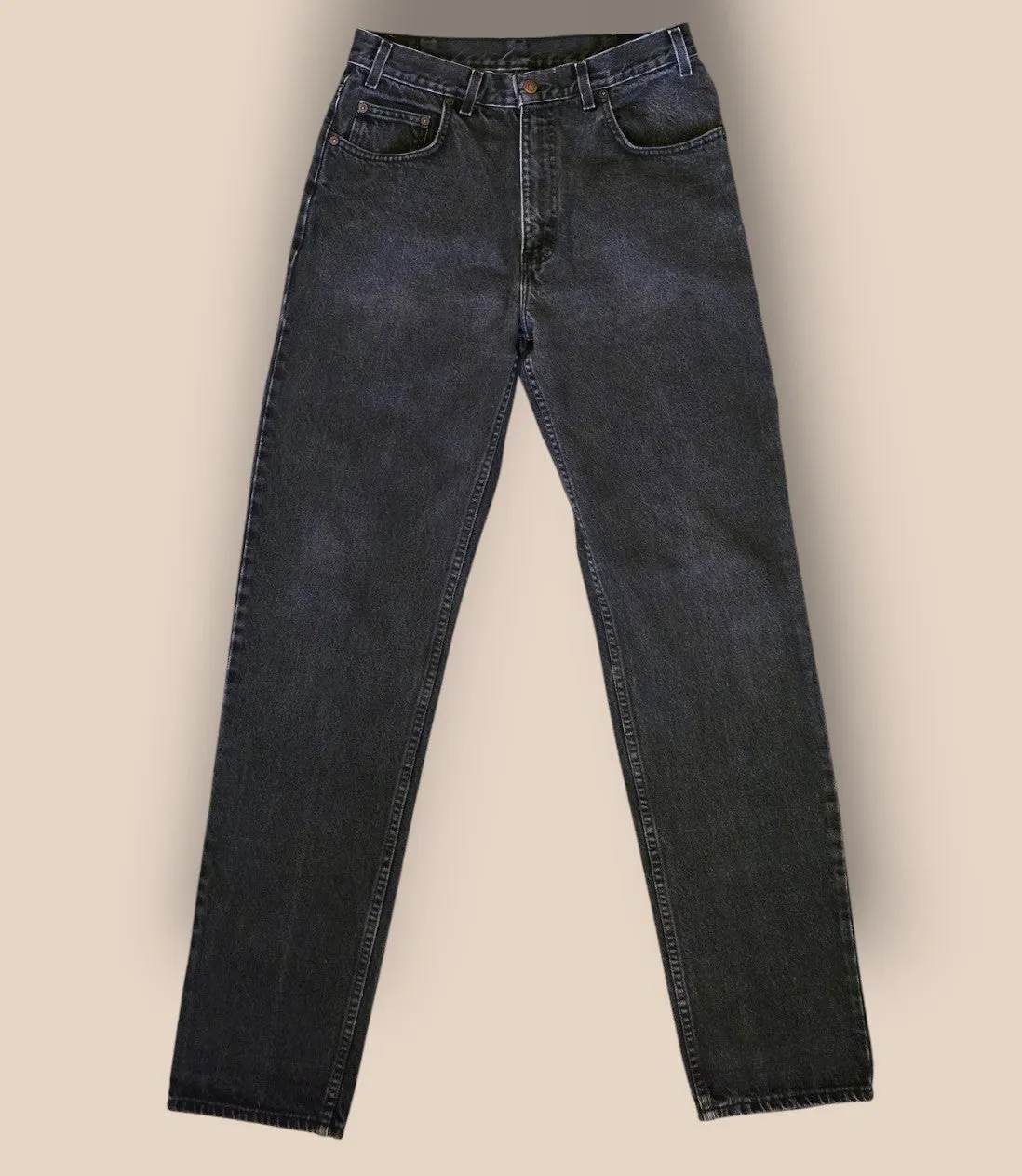 Arizona Jeans Co Vintage 90's Men's Black Denim Jeans W32 L36