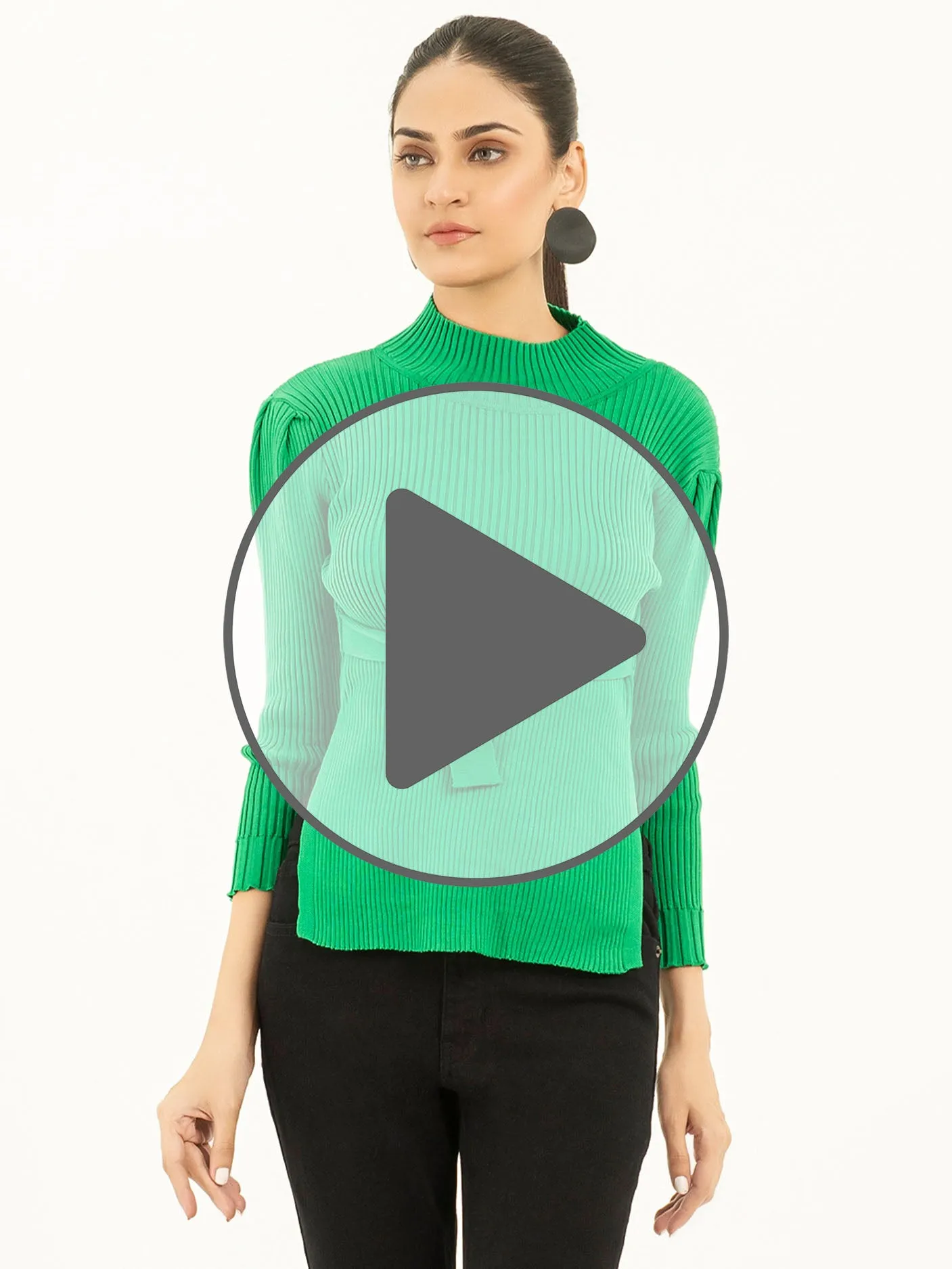 Belted Sweater