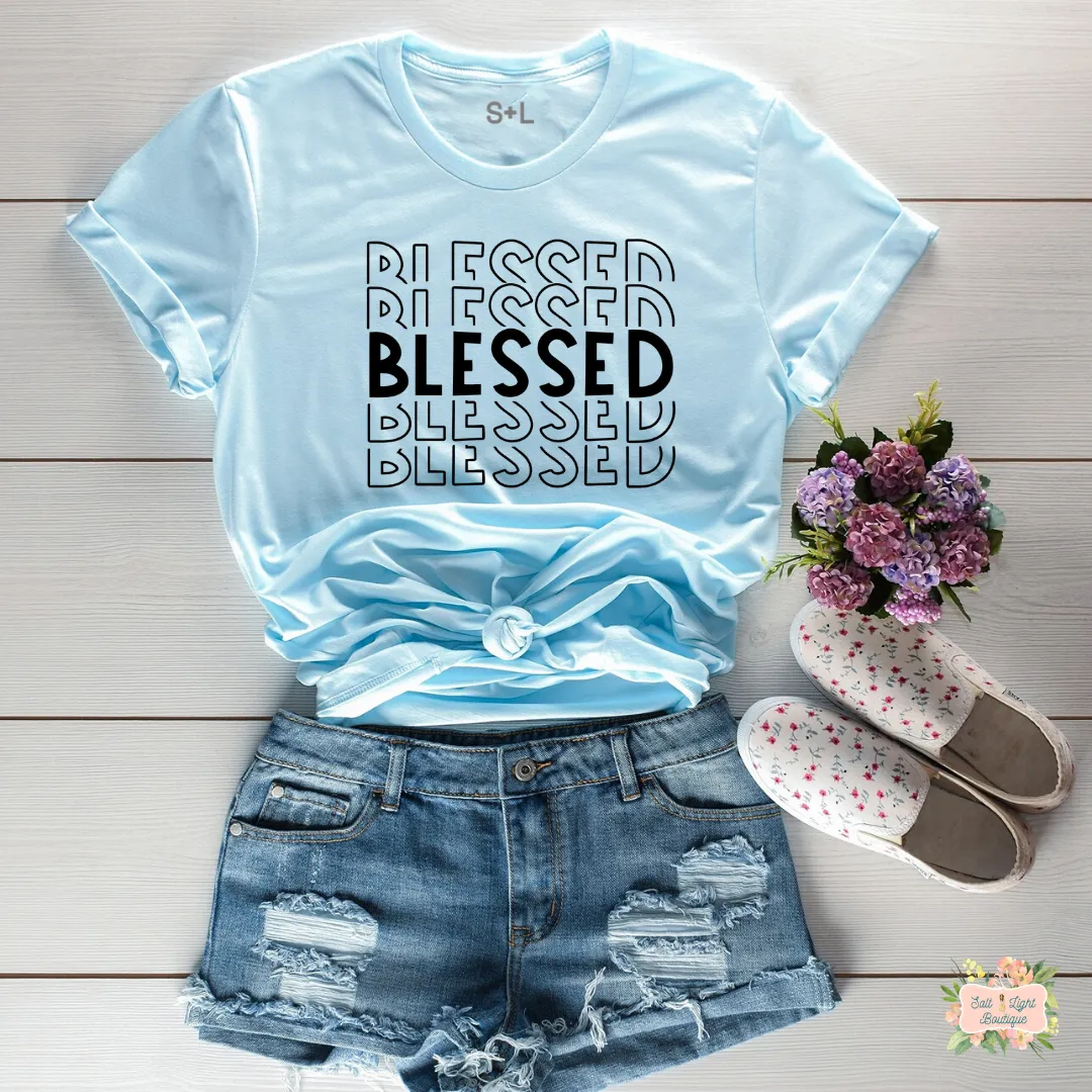BLESSED - RAINBOW - WOMEN'S T-SHIRT | UNISEX CUT