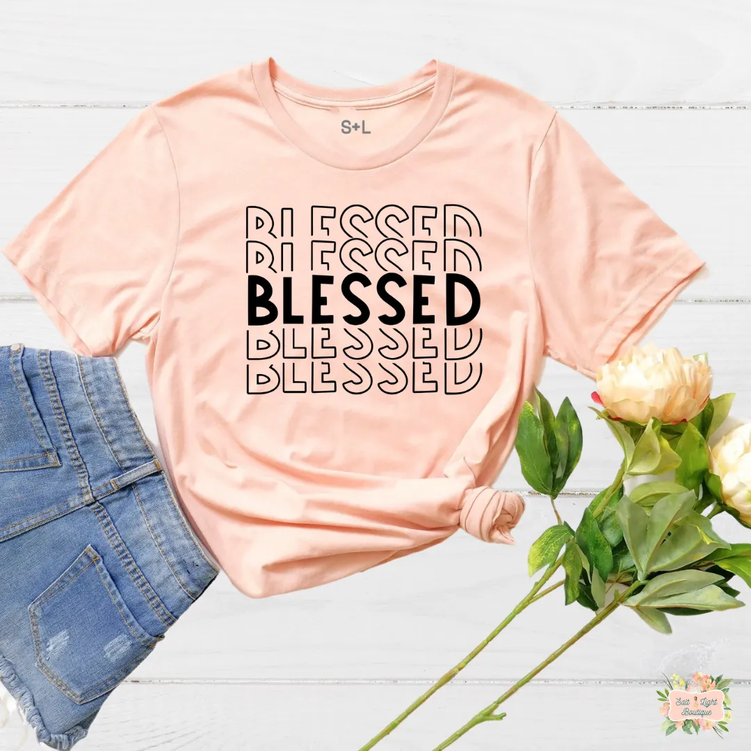 BLESSED - RAINBOW - WOMEN'S T-SHIRT | UNISEX CUT