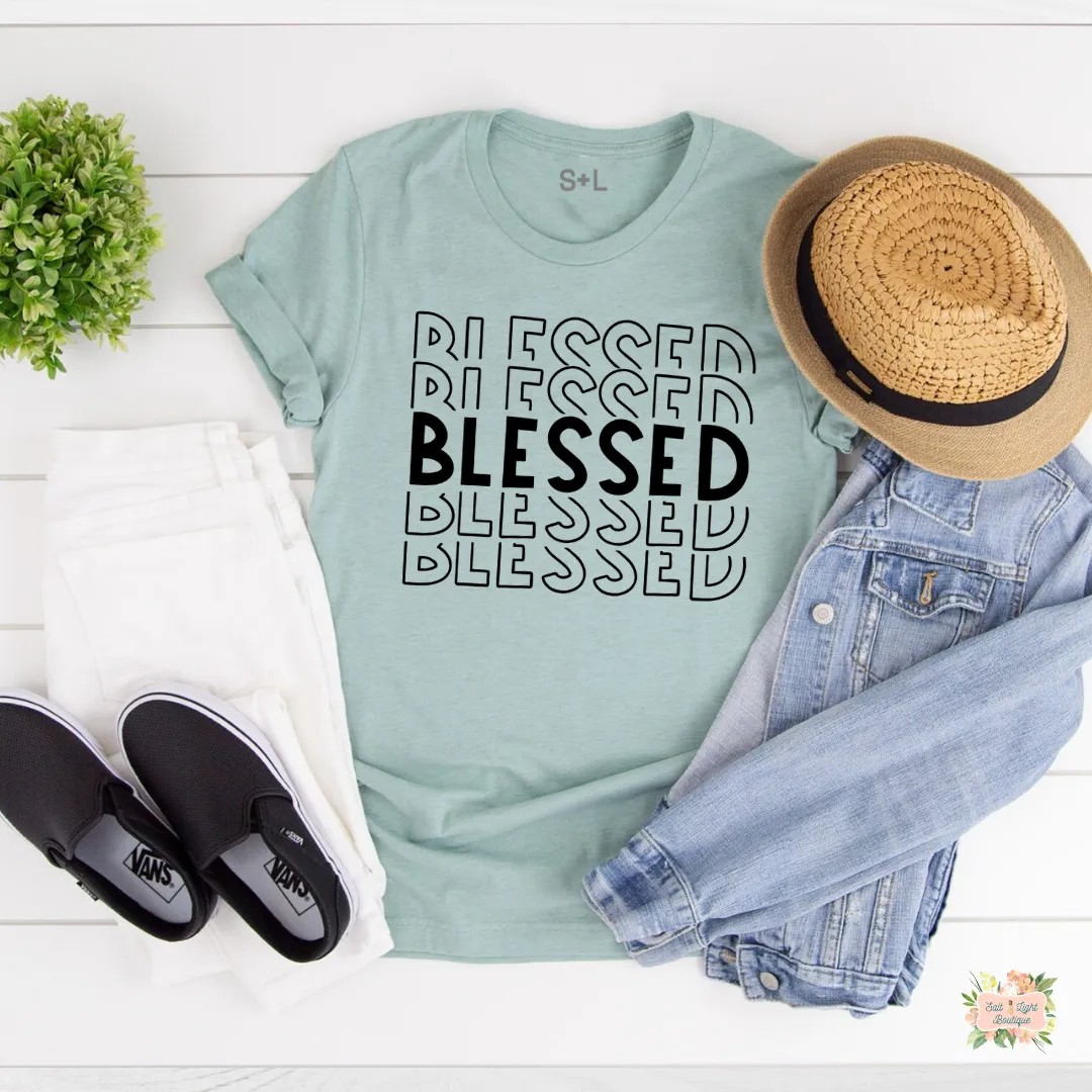 BLESSED - RAINBOW - WOMEN'S T-SHIRT | UNISEX CUT