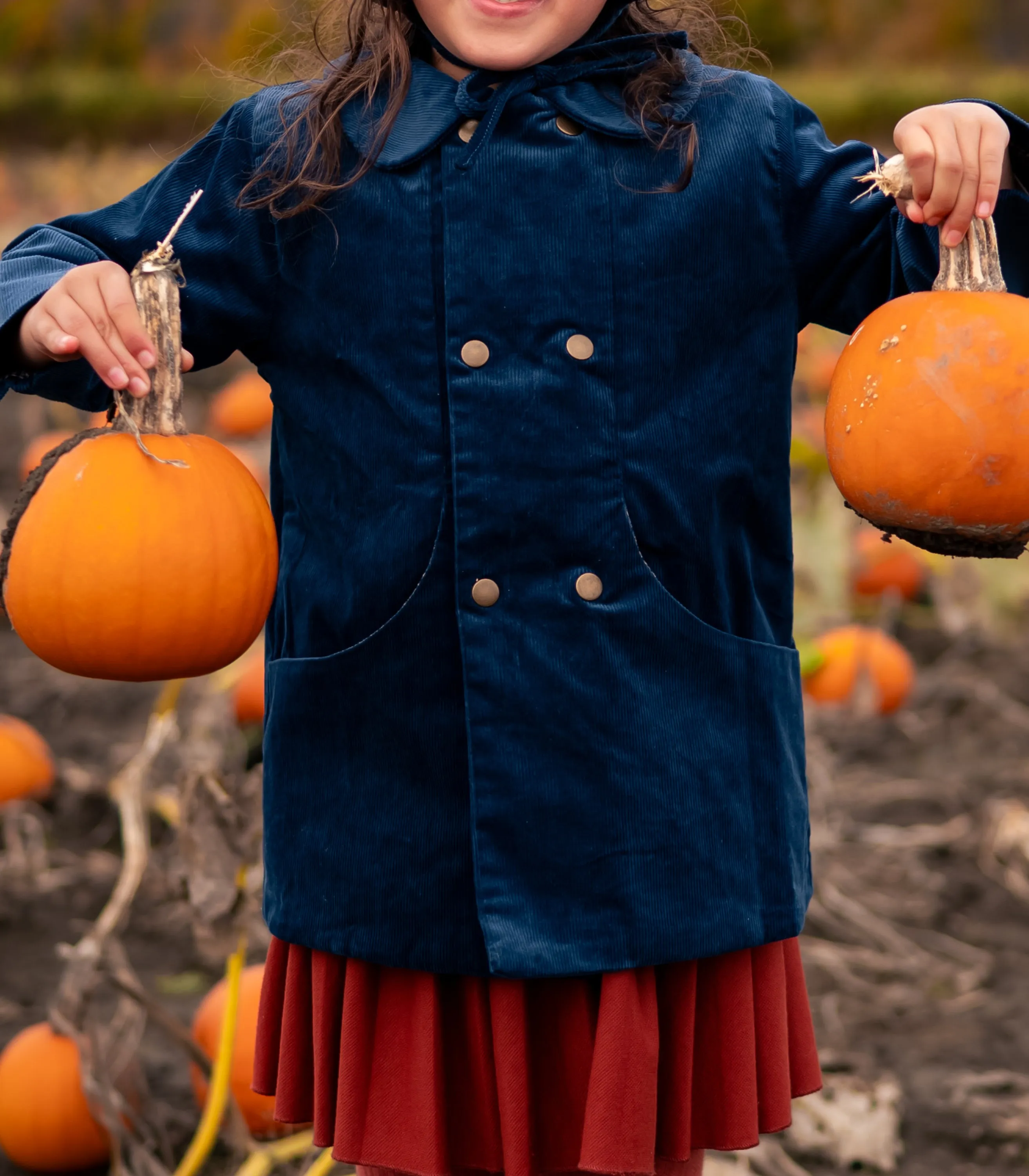 Cornflower Corduroy Coat