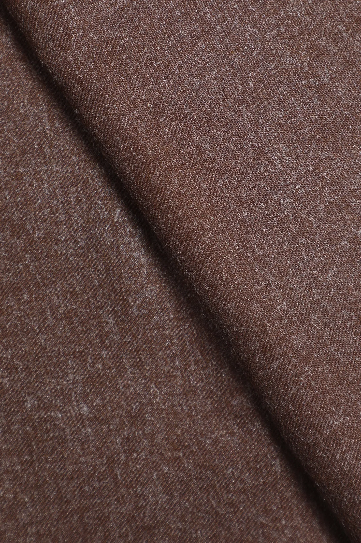 Dark Brown Woolen Unstitched Fabric for Men