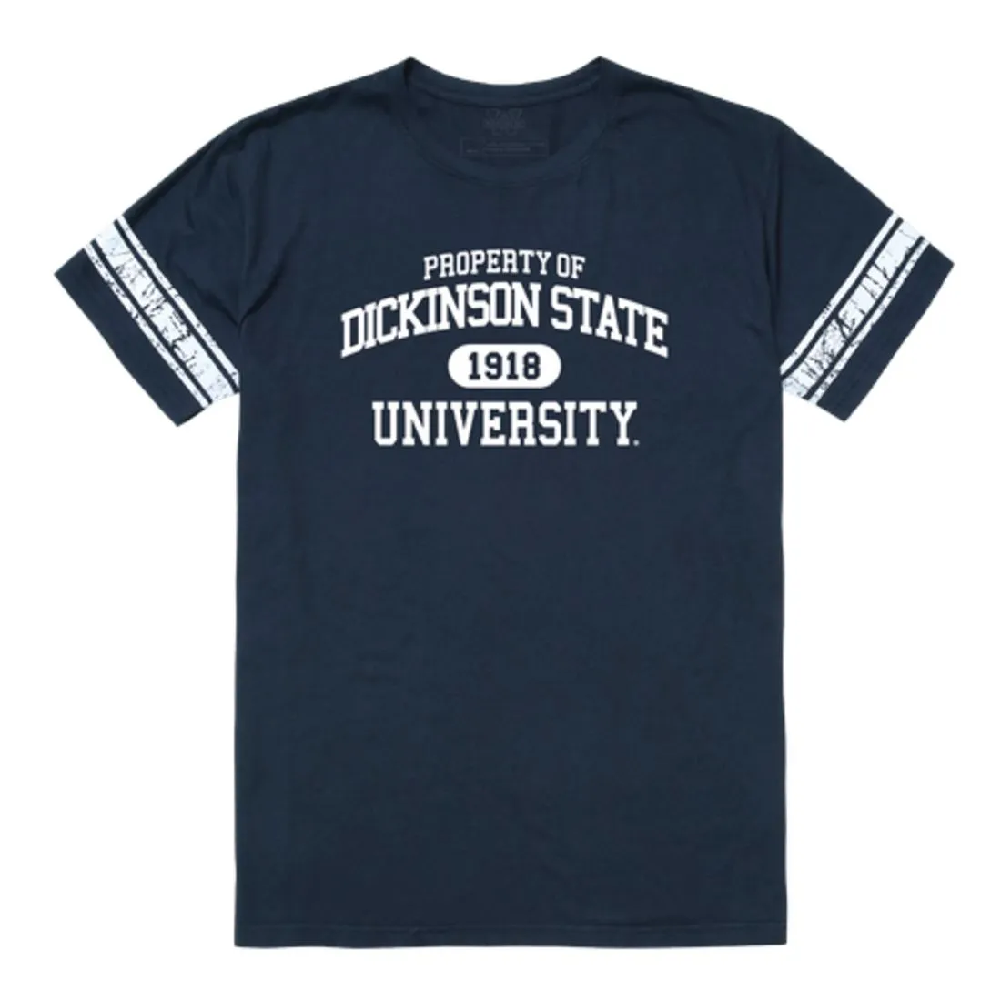 Dickinson State University Blue Hawks Property Football T-Shirt Tee