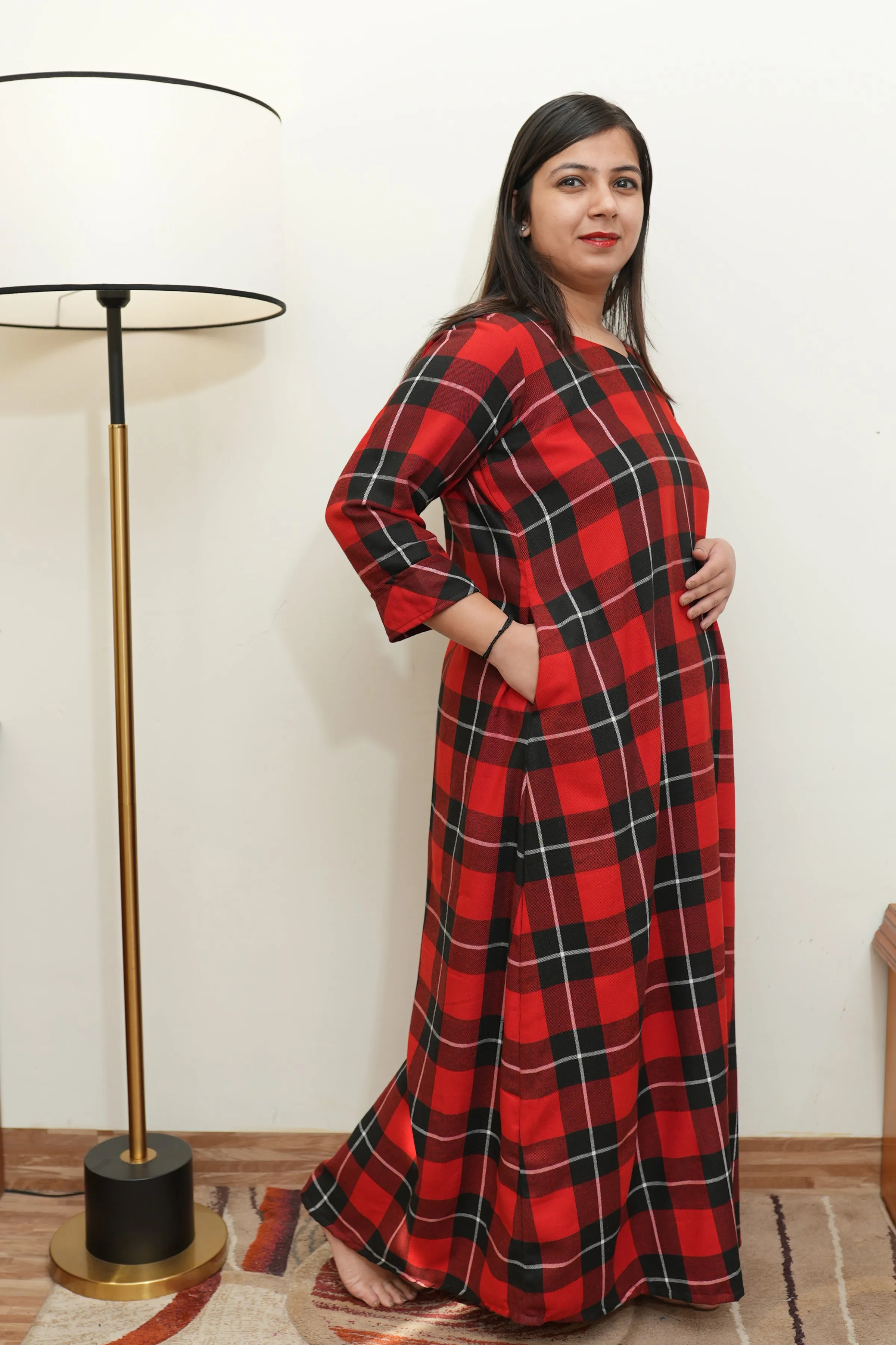 Dreamy Duo Woollen Night Gown