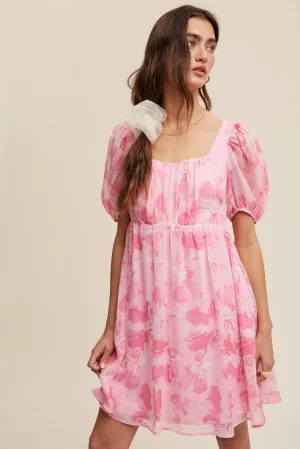Empire Pink Babydoll Dress