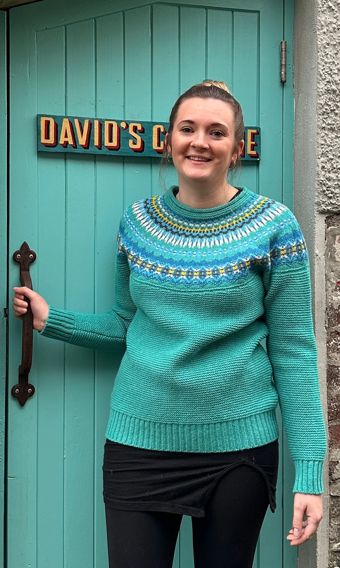 Eribé Stonybreck Sweater in Lagoon