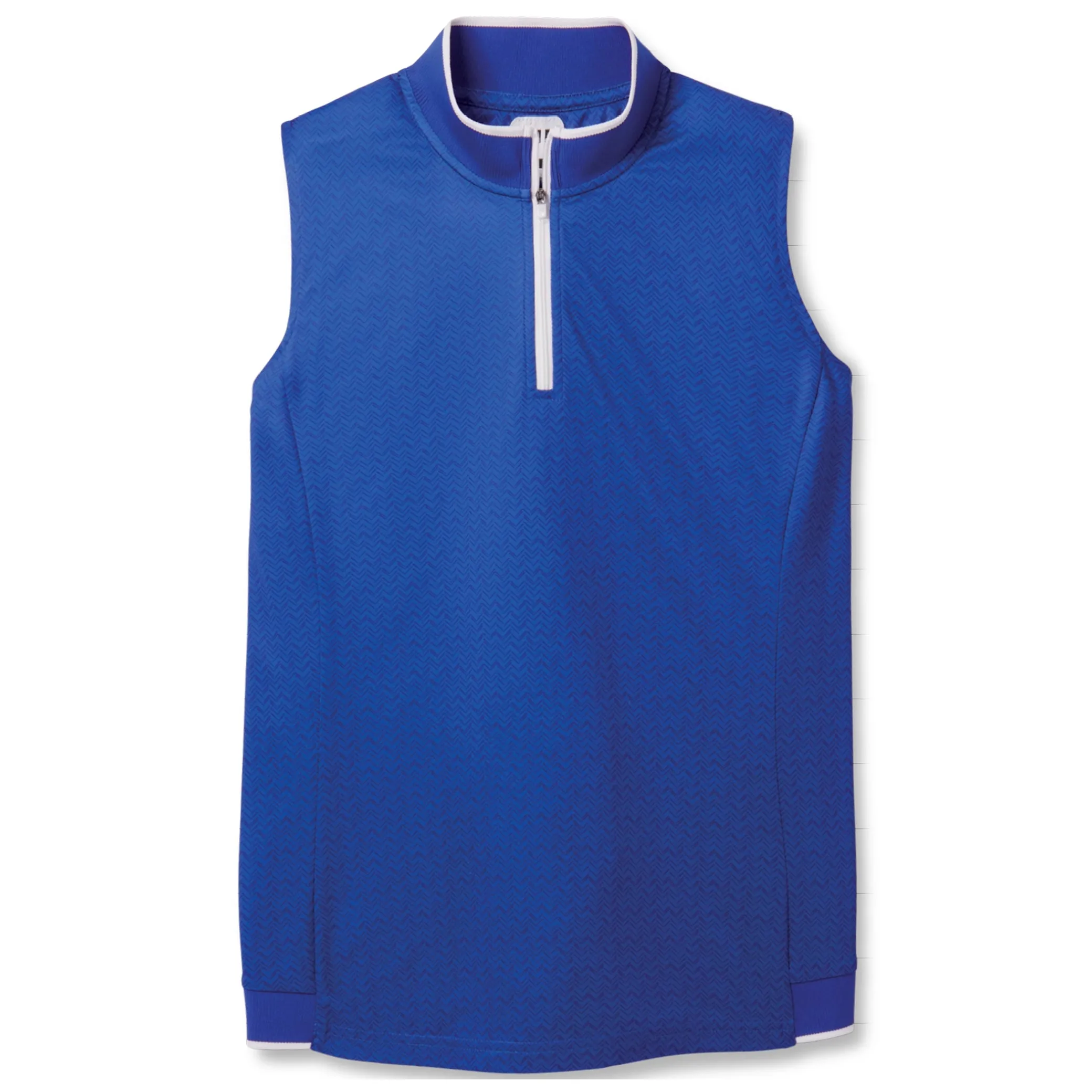 FootJoy Ladies Sleeveless Quarter Zip Printed Shirt