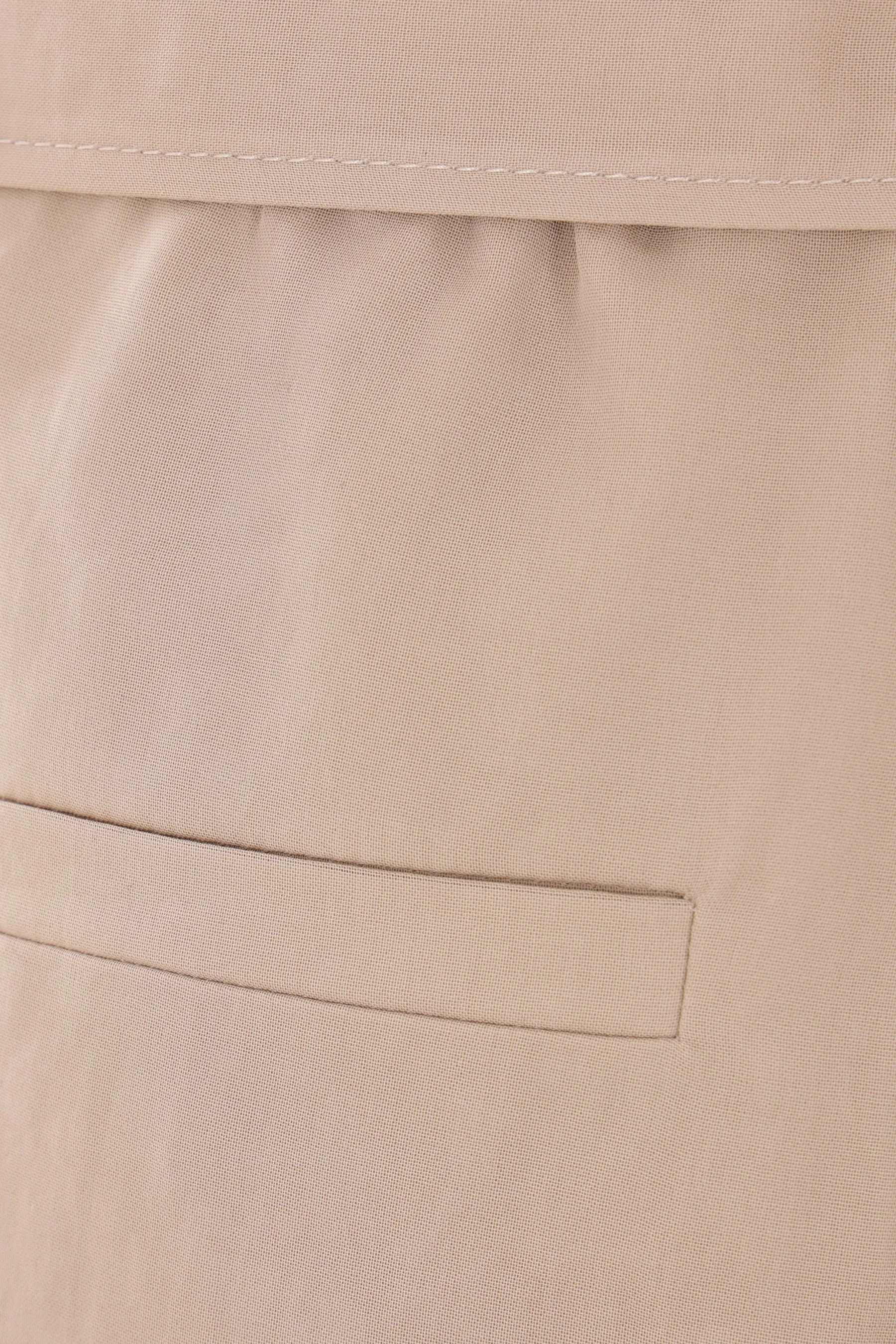 Gauze Trousers with Belt