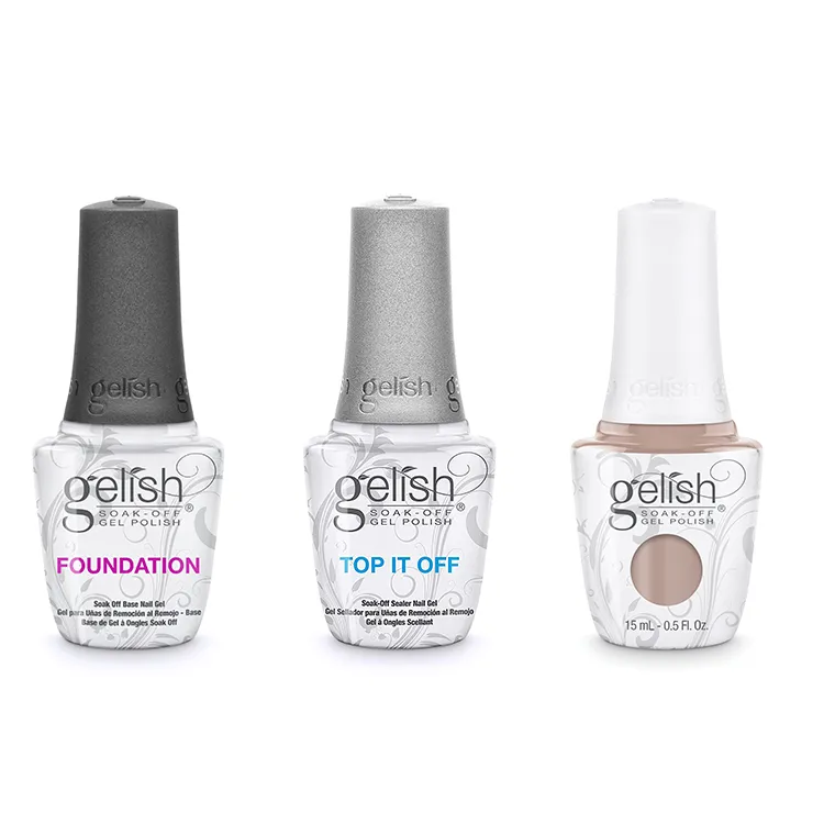 Gelish Combo - Base, Top & Hey Twirl-Friend!
