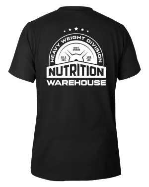 Heavy Weight Division T-Shirt (New Logo) by Nutrition Warehouse
