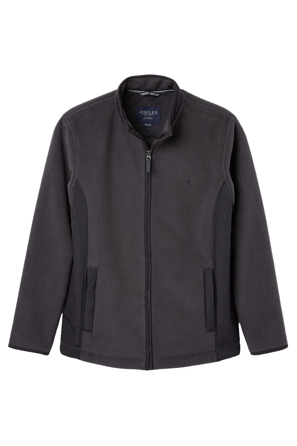 Hennock Polar Fleece Zip Through - Grey Metal