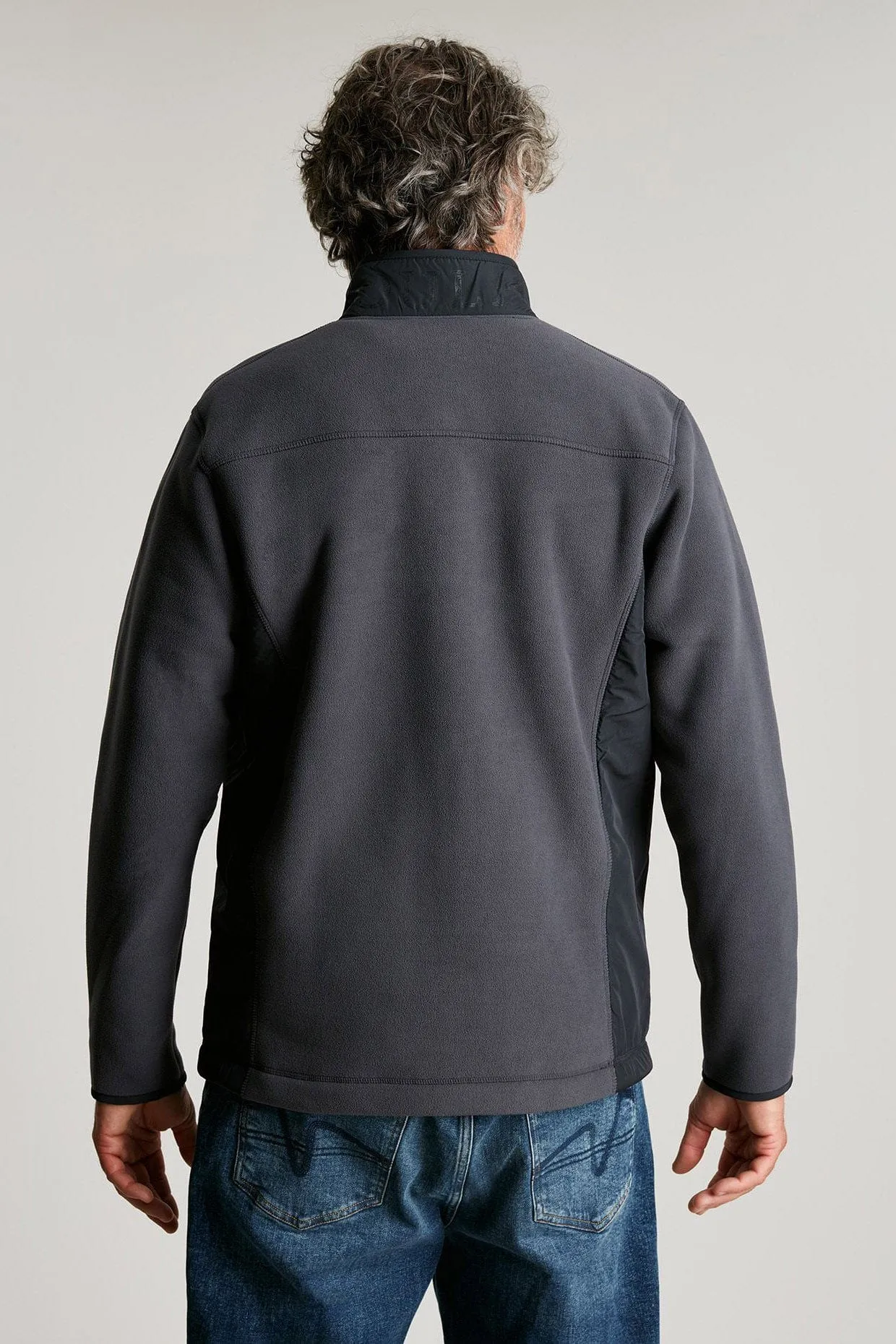 Hennock Polar Fleece Zip Through - Grey Metal