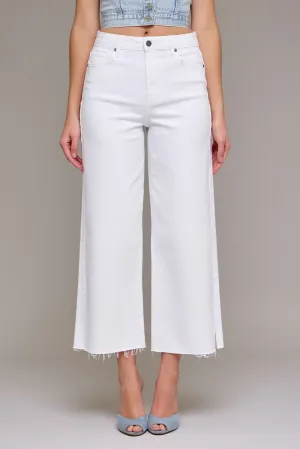 Hidden Nori Crop Wide Leg Jean