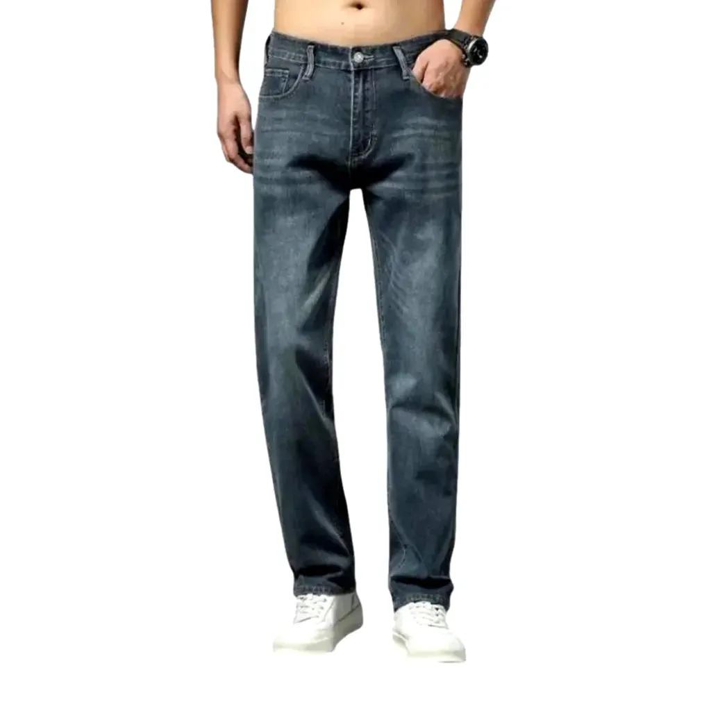 High rise stylish men's jeans