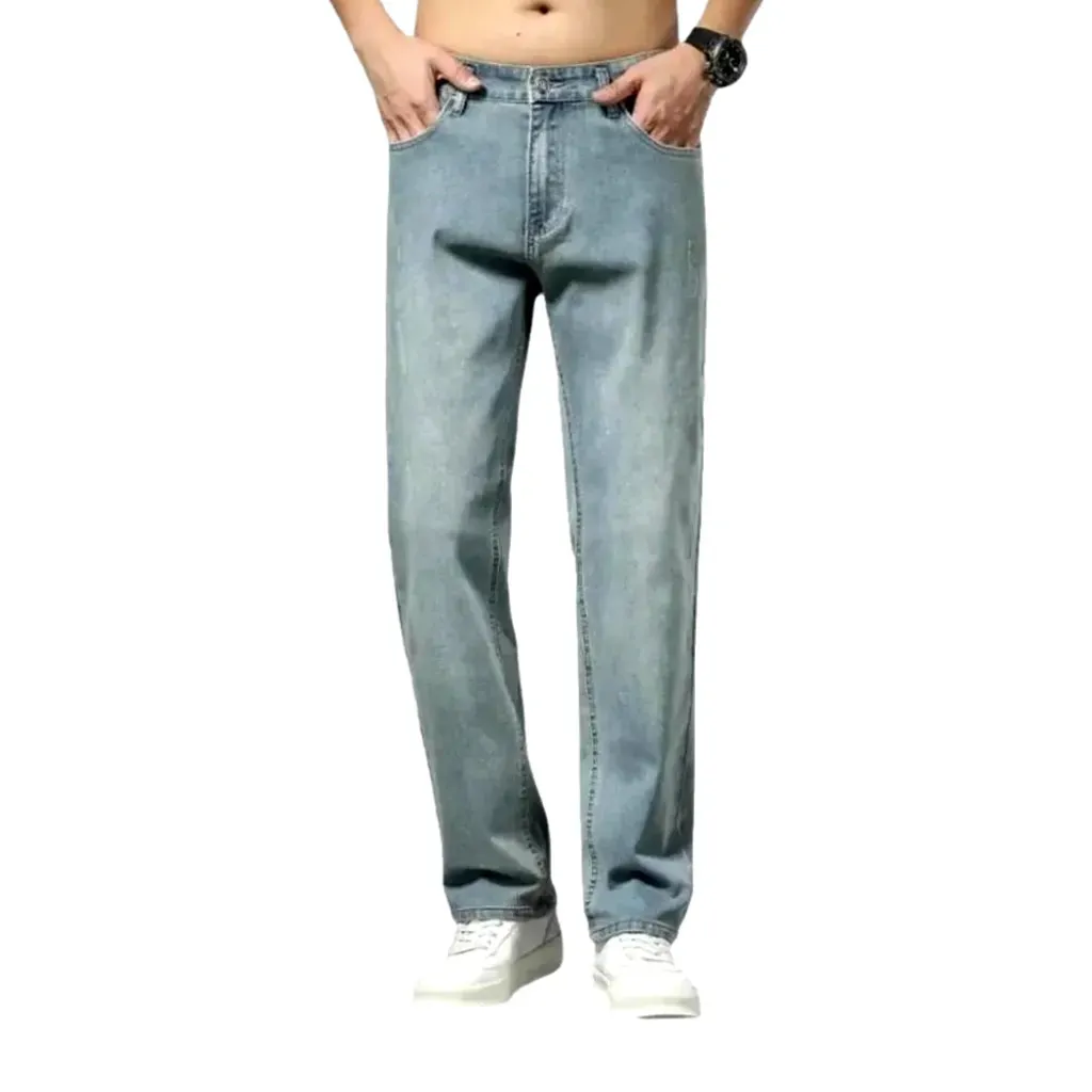 High rise stylish men's jeans