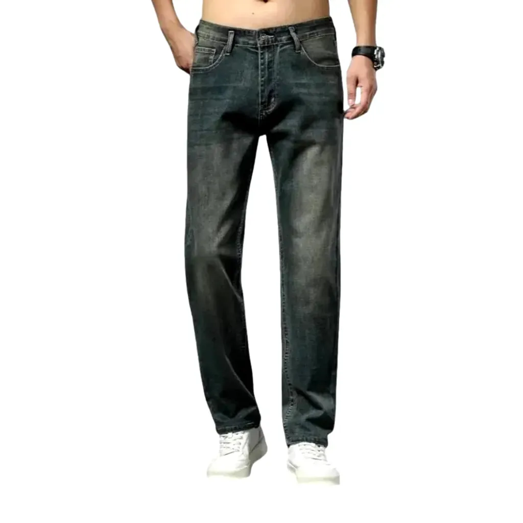 High rise stylish men's jeans