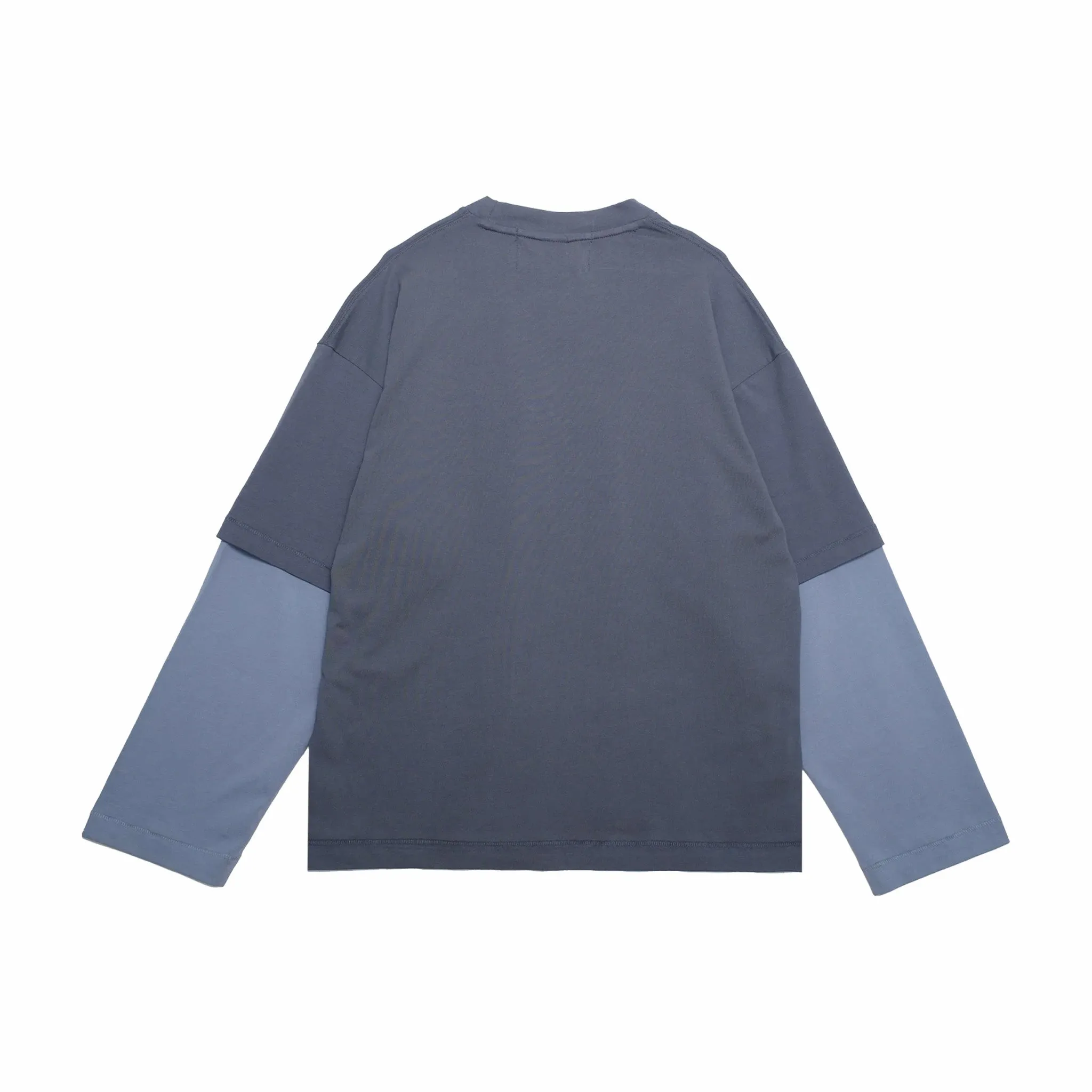Jungles Double Layer Long Sleeve Tee (Blue)
