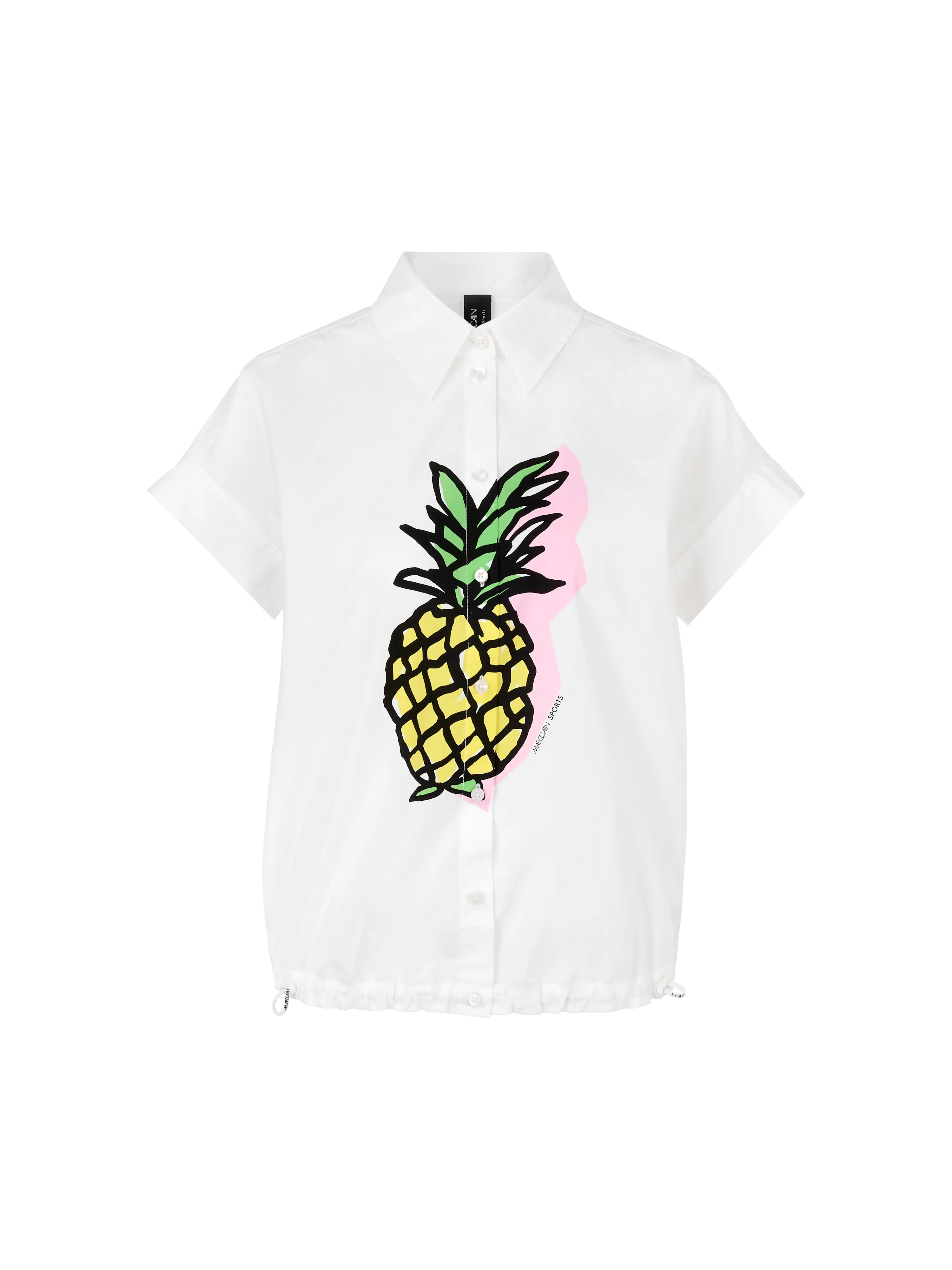 MARC CAIN White Pineapple Blouse