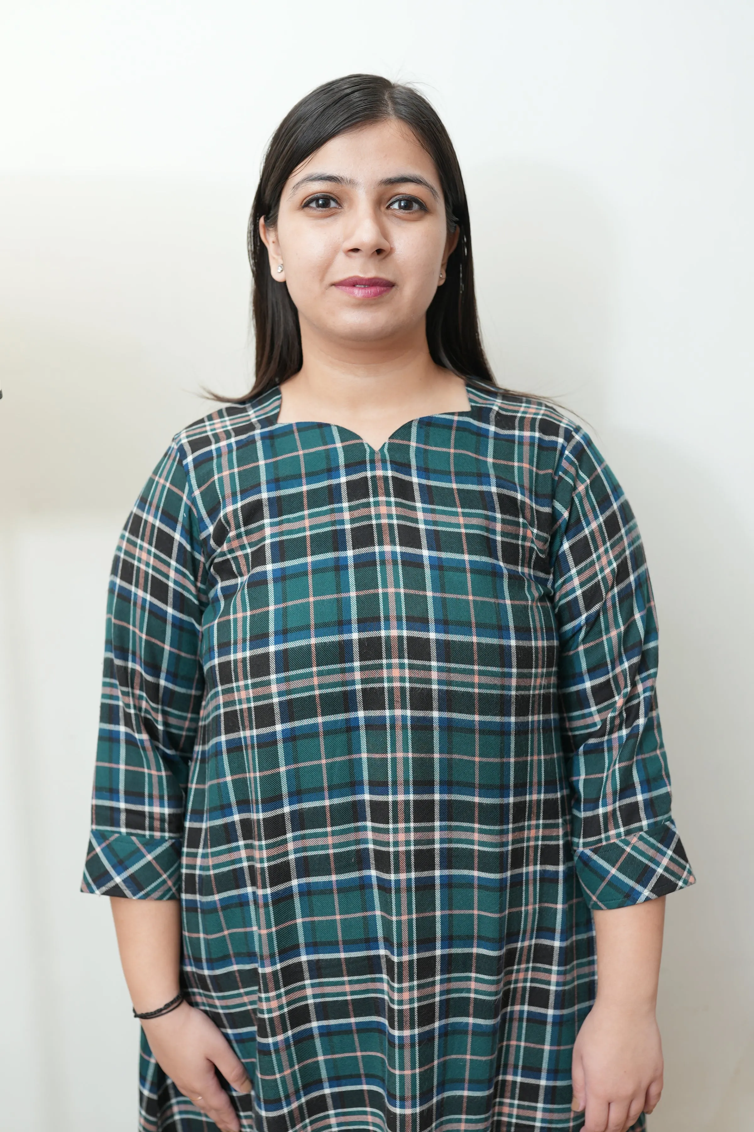Midnight Moss Woollen Night Gown