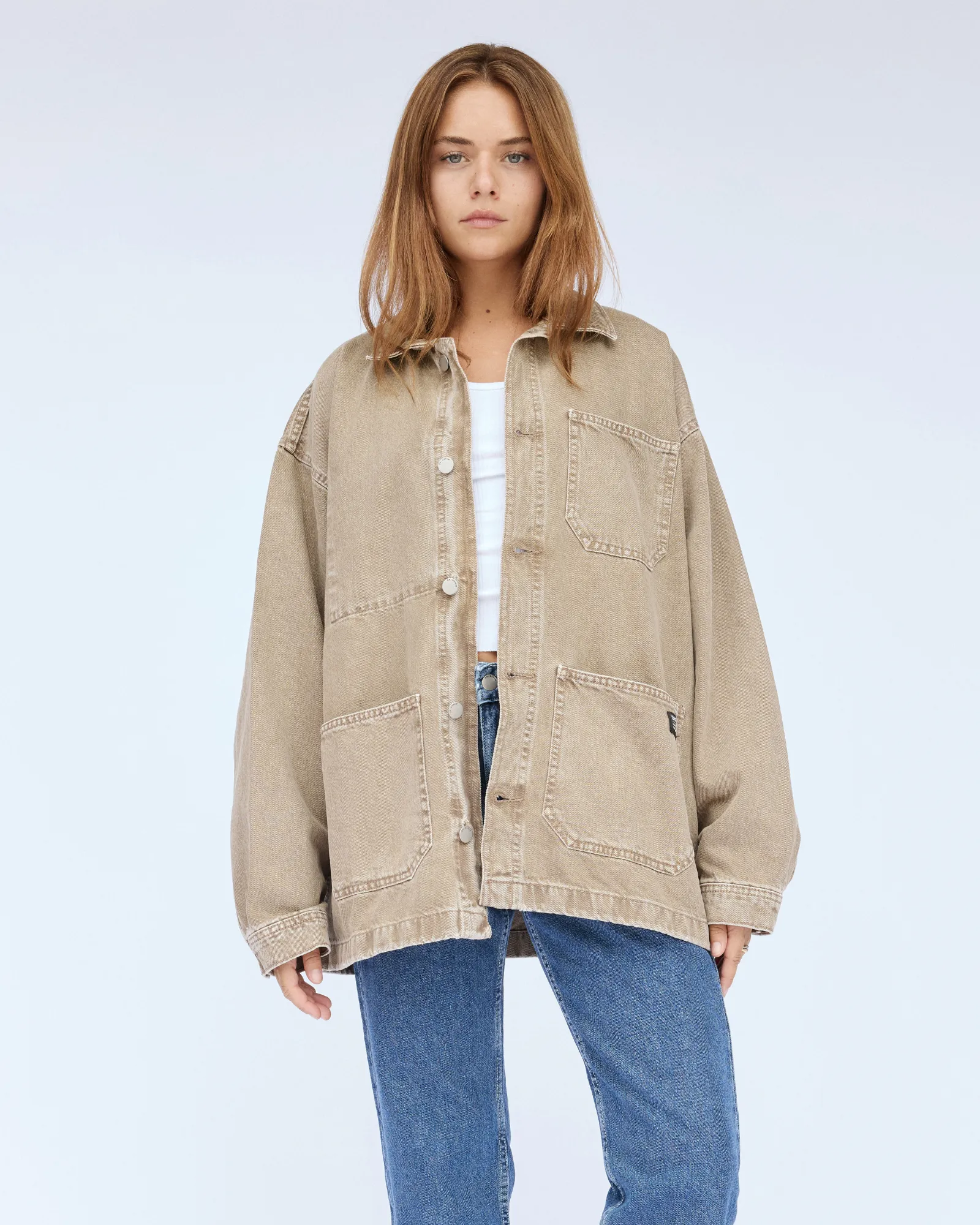 Niko Worker Jacket - Washed Oak
