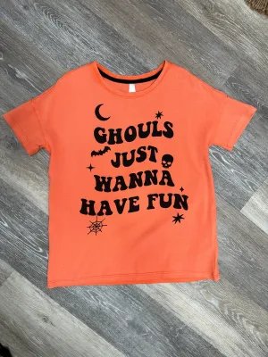 PAP Ghouls Just Wanna Have Fun Tween Tee Halloween