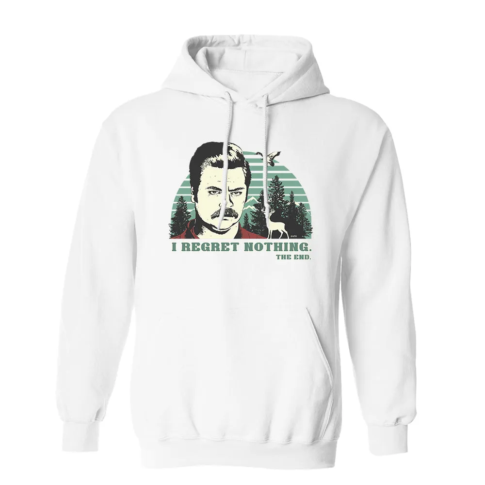 Parks and Recreation Ron Swanson I Regret Nothing Hoodie