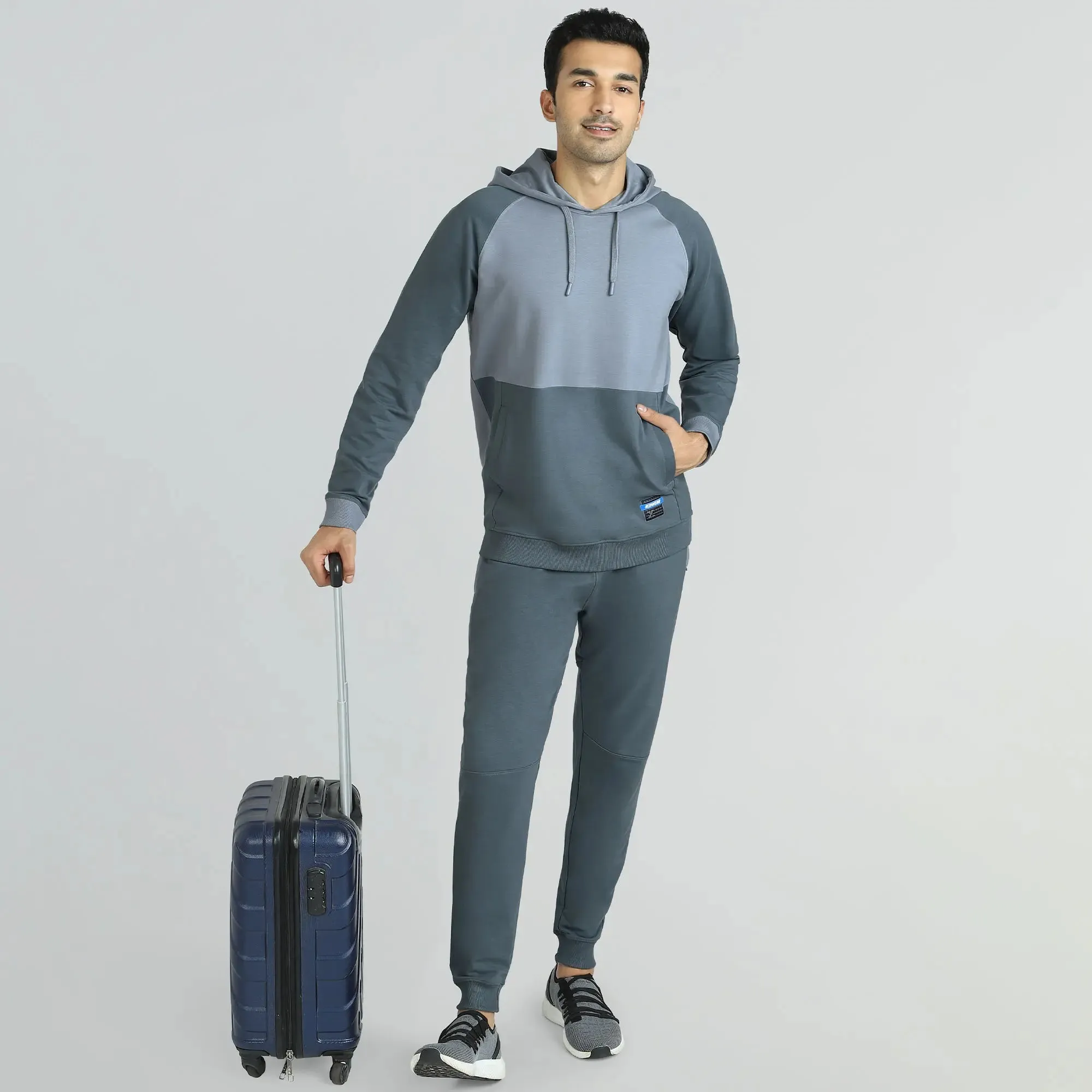Quest French Terry Cotton Hoodies Slate Grey