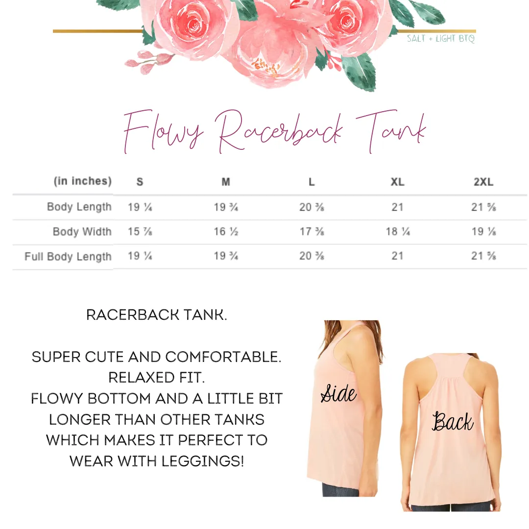 RAISED ON SWEET TEA & JESUS | WOMEN'S RACERBACK TANK