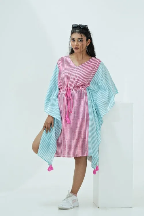 Sugarplum Hand Block Printed Kaftan