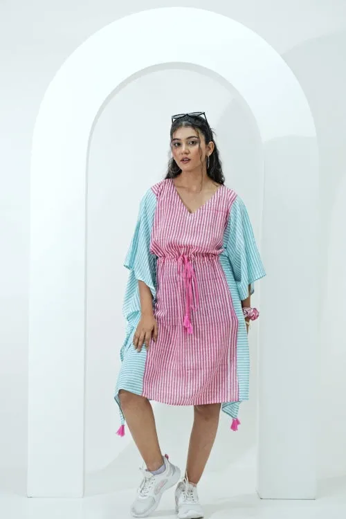 Sugarplum Hand Block Printed Kaftan