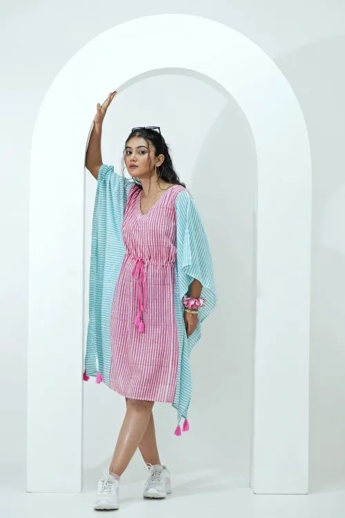 Sugarplum Hand Block Printed Kaftan