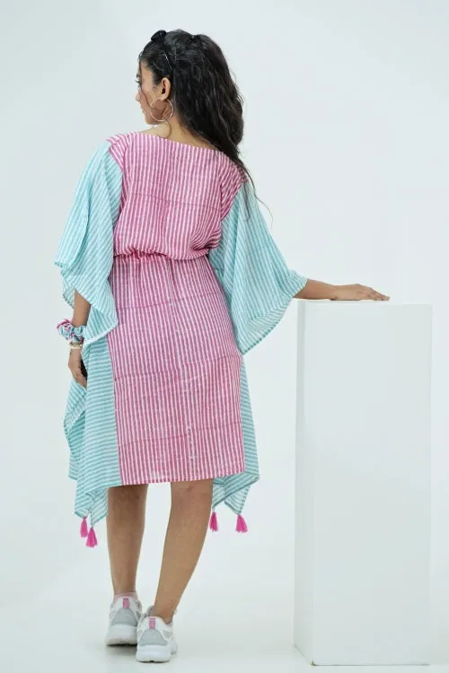 Sugarplum Hand Block Printed Kaftan