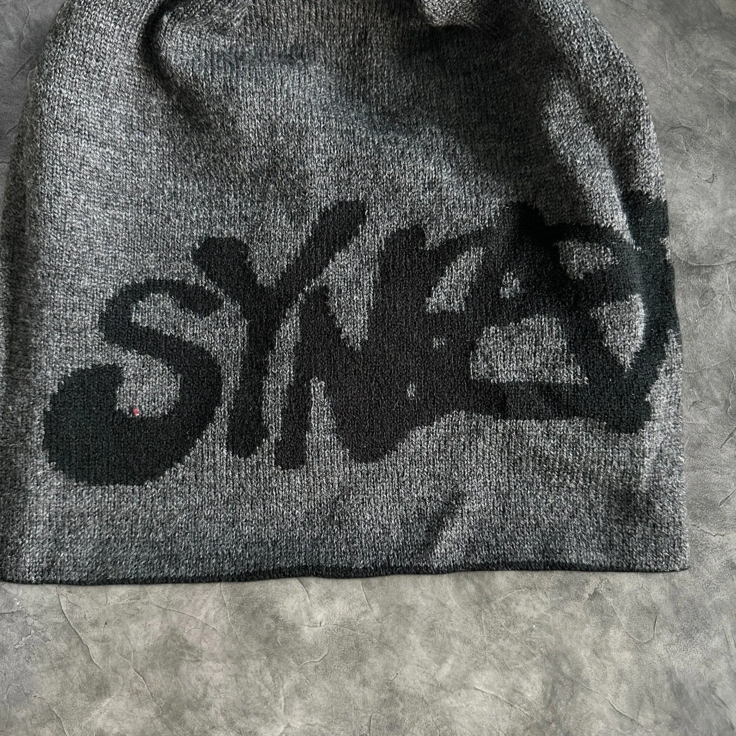 Syna Woolen Cold Hat Black/Grey