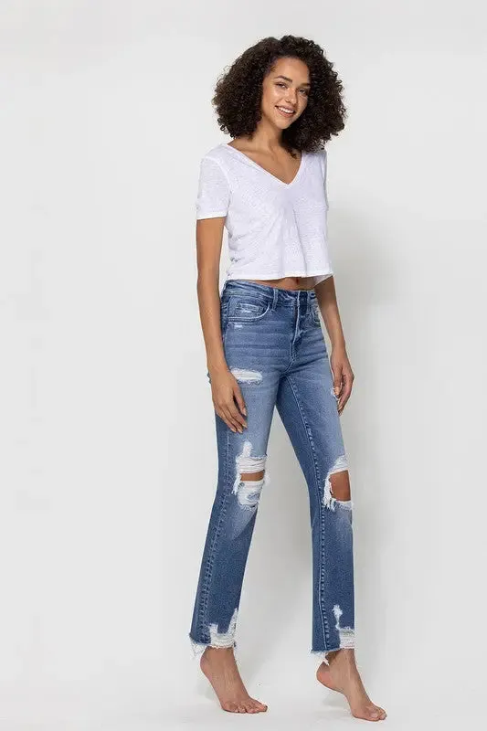 THE BAILEY DISTRESSED STRAIGHT FLYING MONKEY JEANS