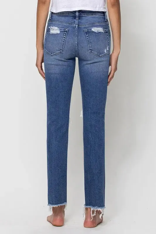 THE BAILEY DISTRESSED STRAIGHT FLYING MONKEY JEANS