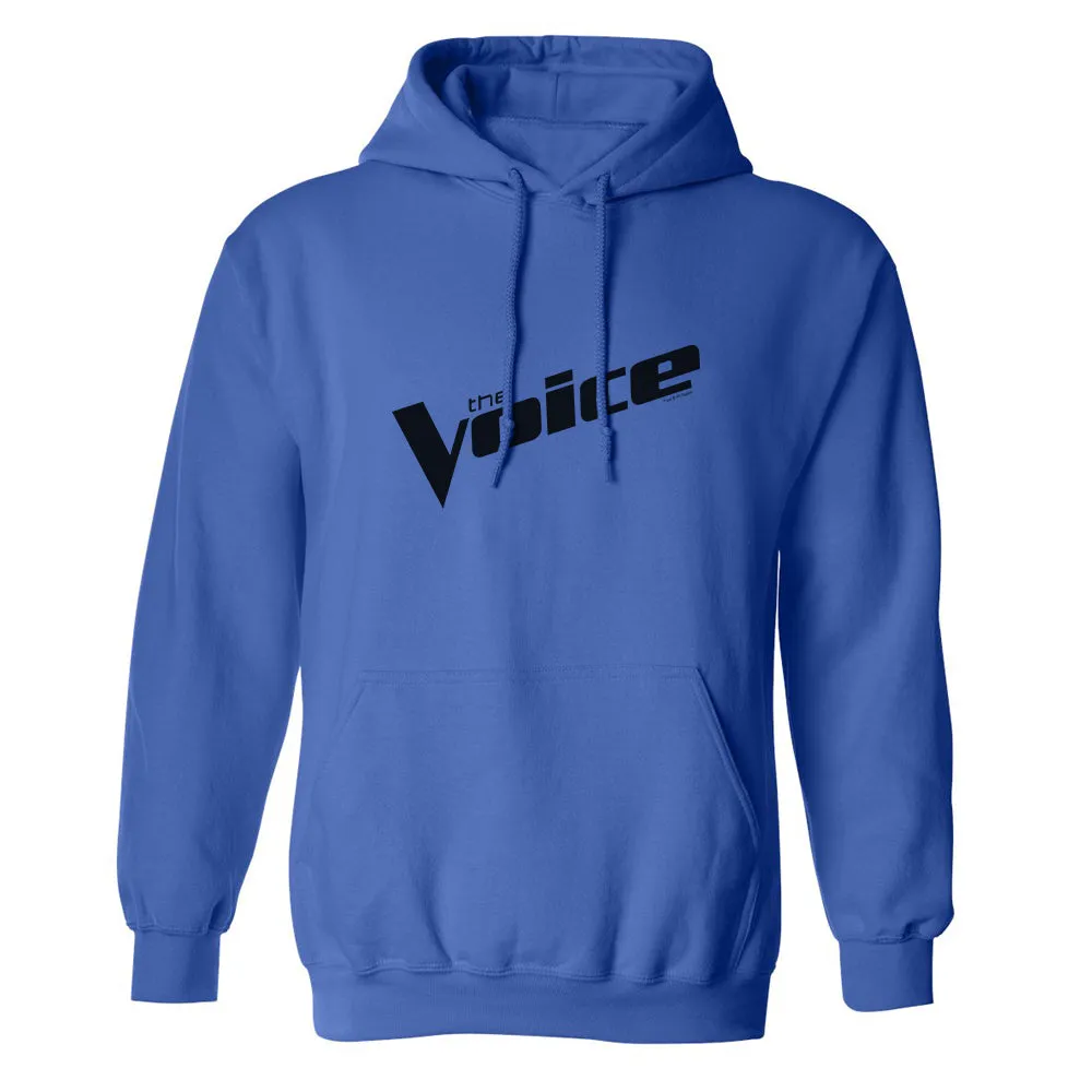 The Voice Black Logo Fleece Hoodie