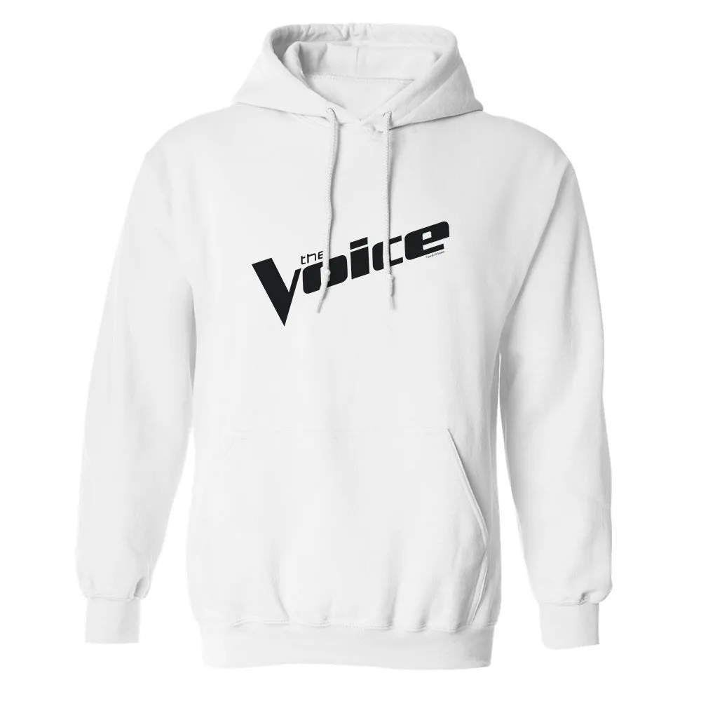 The Voice Black Logo Fleece Hoodie