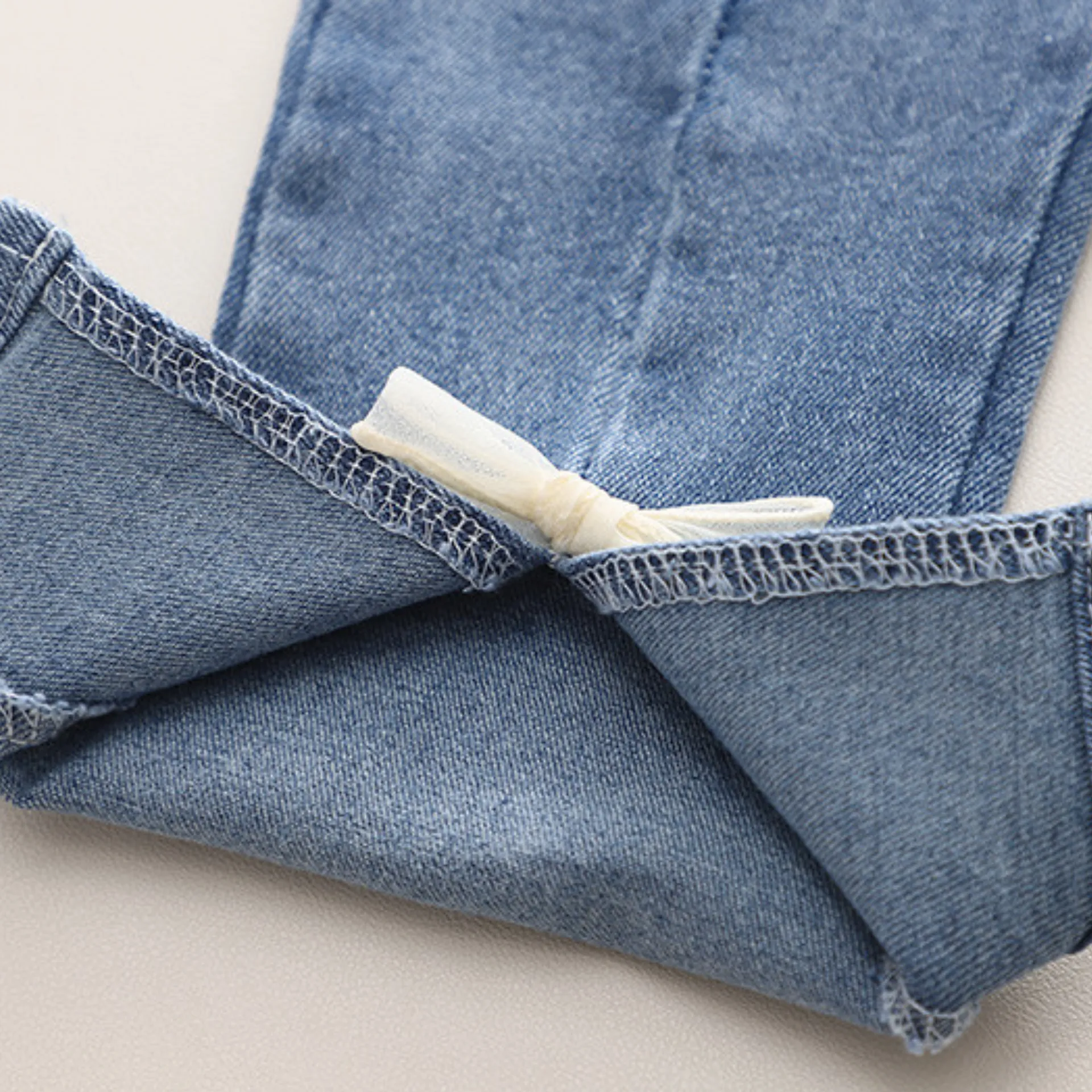 Toddler Girl Woolen Top with Denims Set