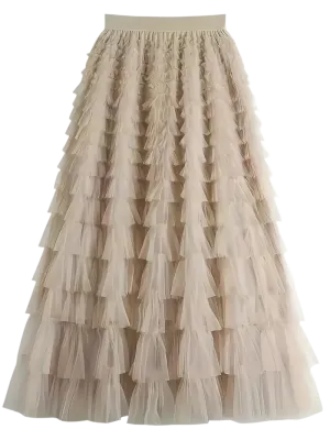 Tulle Maxi Skirt