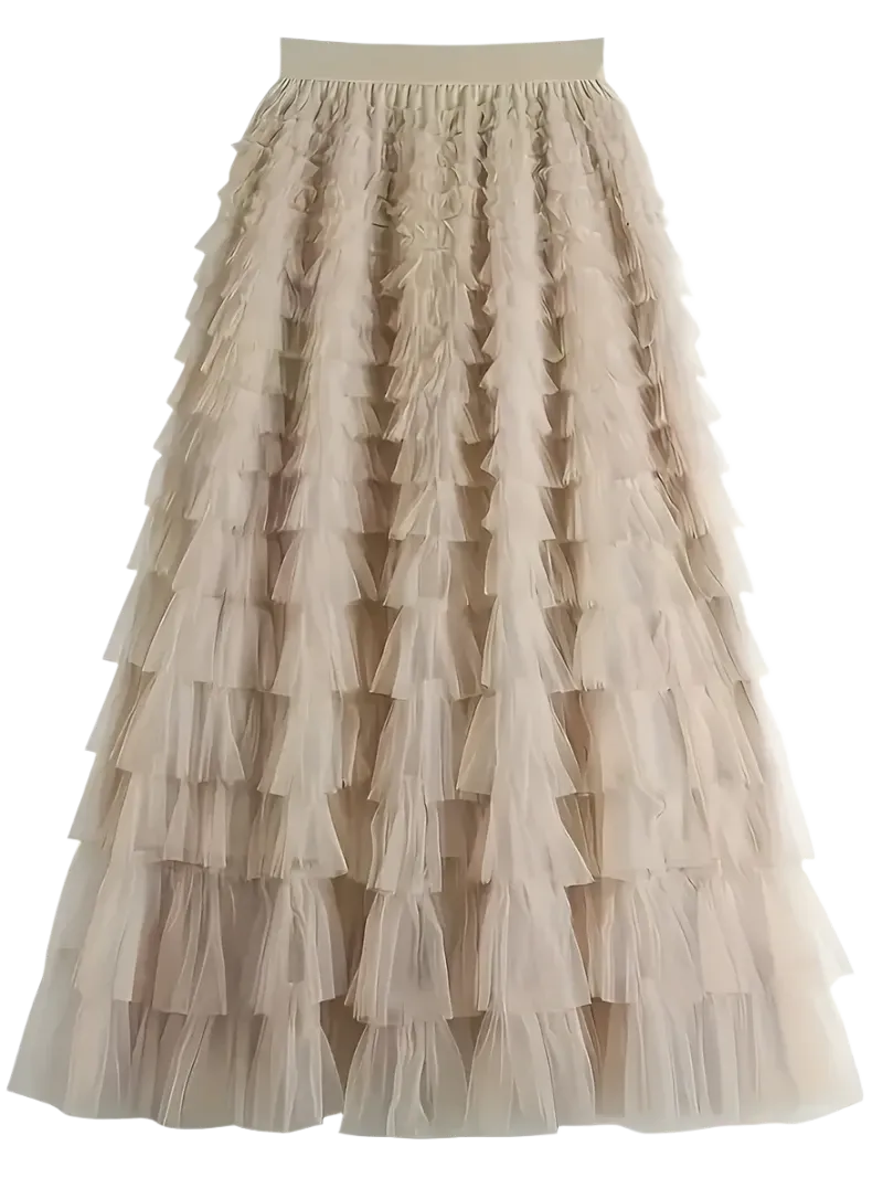Tulle Maxi Skirt