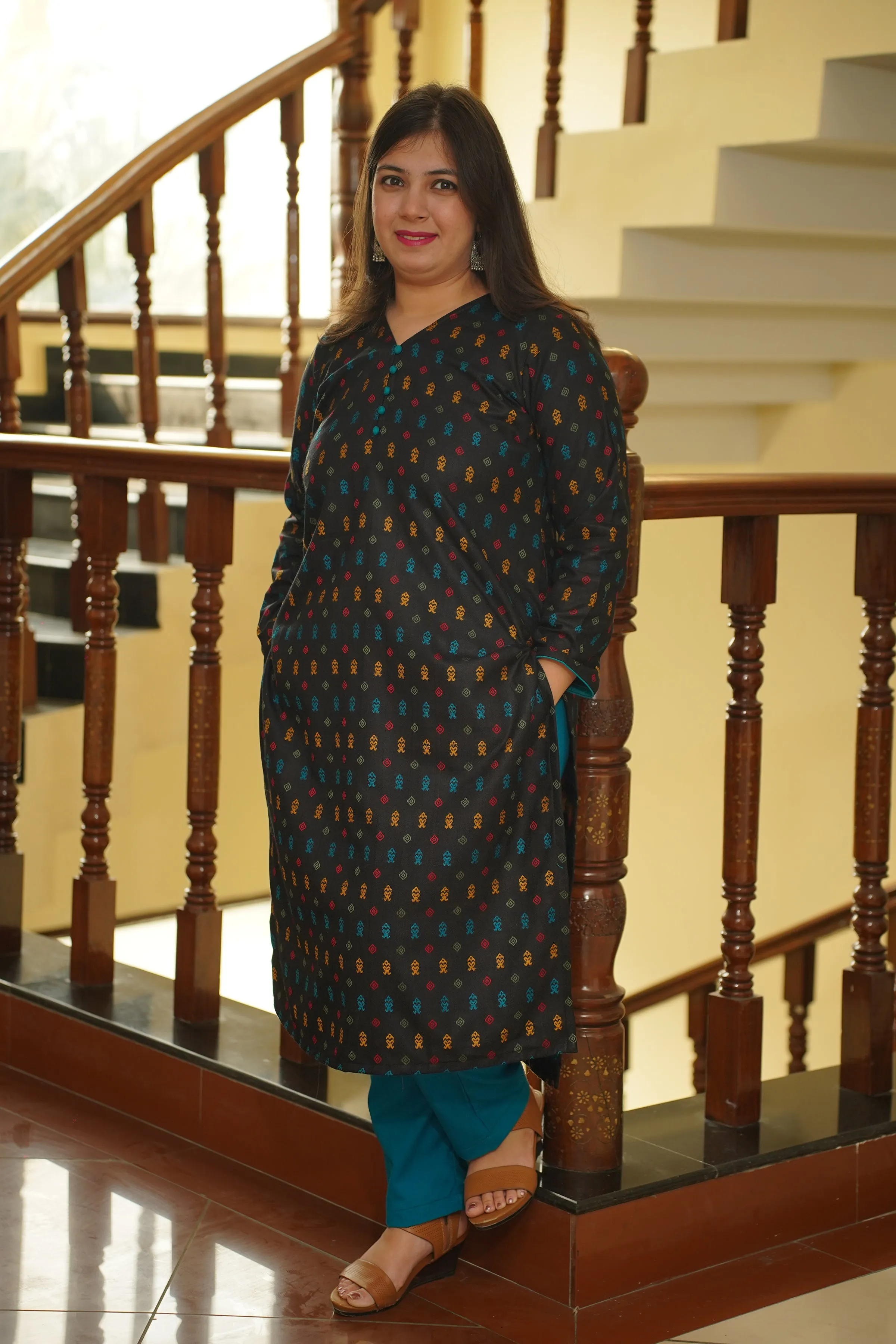 Twilight Threads Woollen Kurta