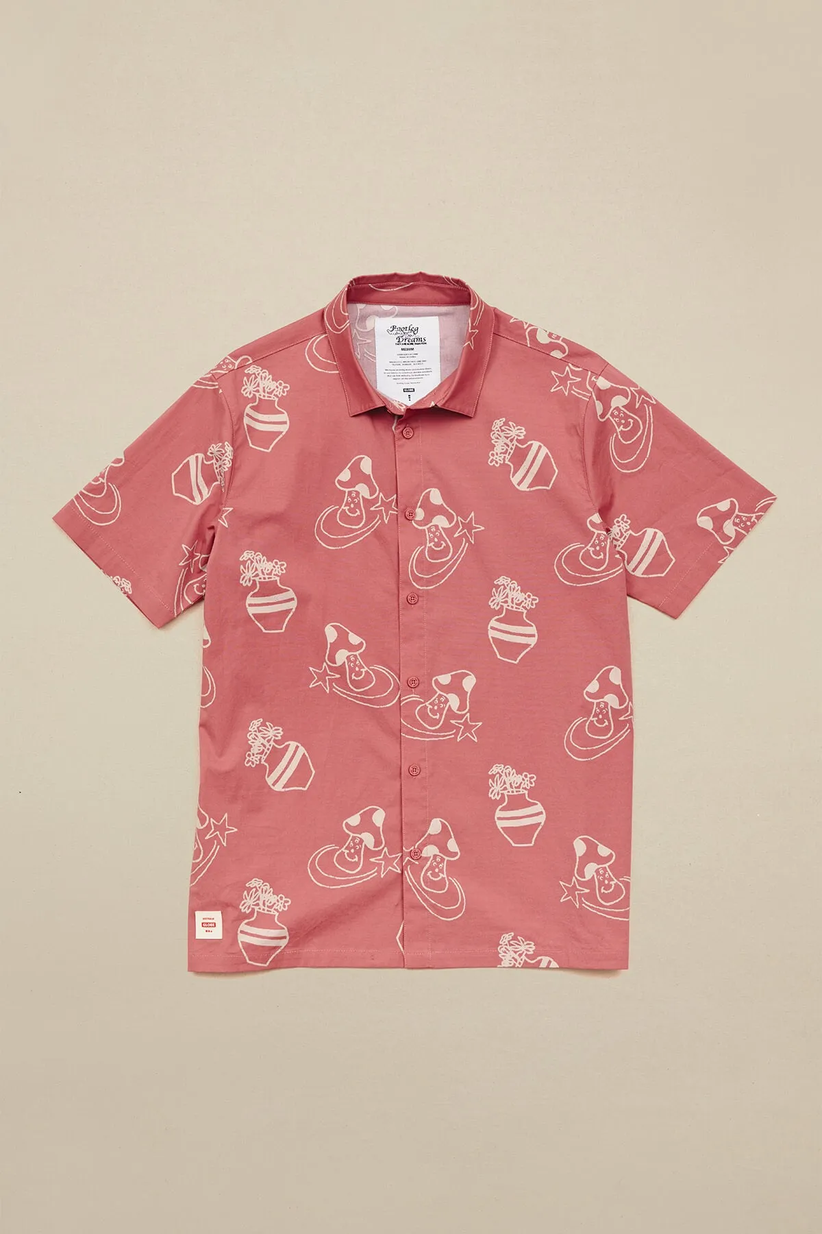 Underground Holiday SS Shirt - Red Smoke