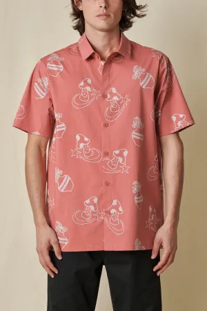Underground Holiday SS Shirt - Red Smoke