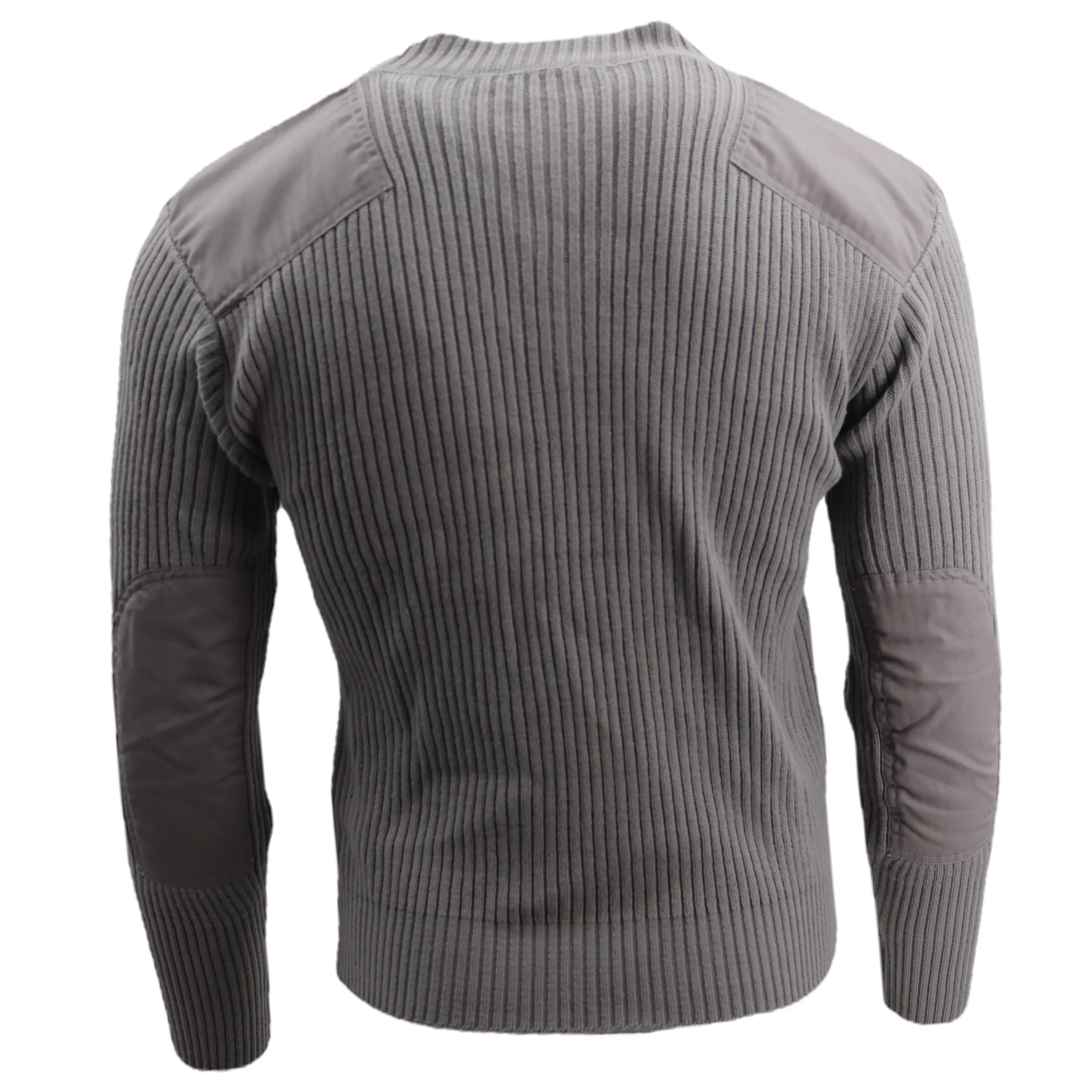 V-Neck Acrylic/Wool Commando Sweater