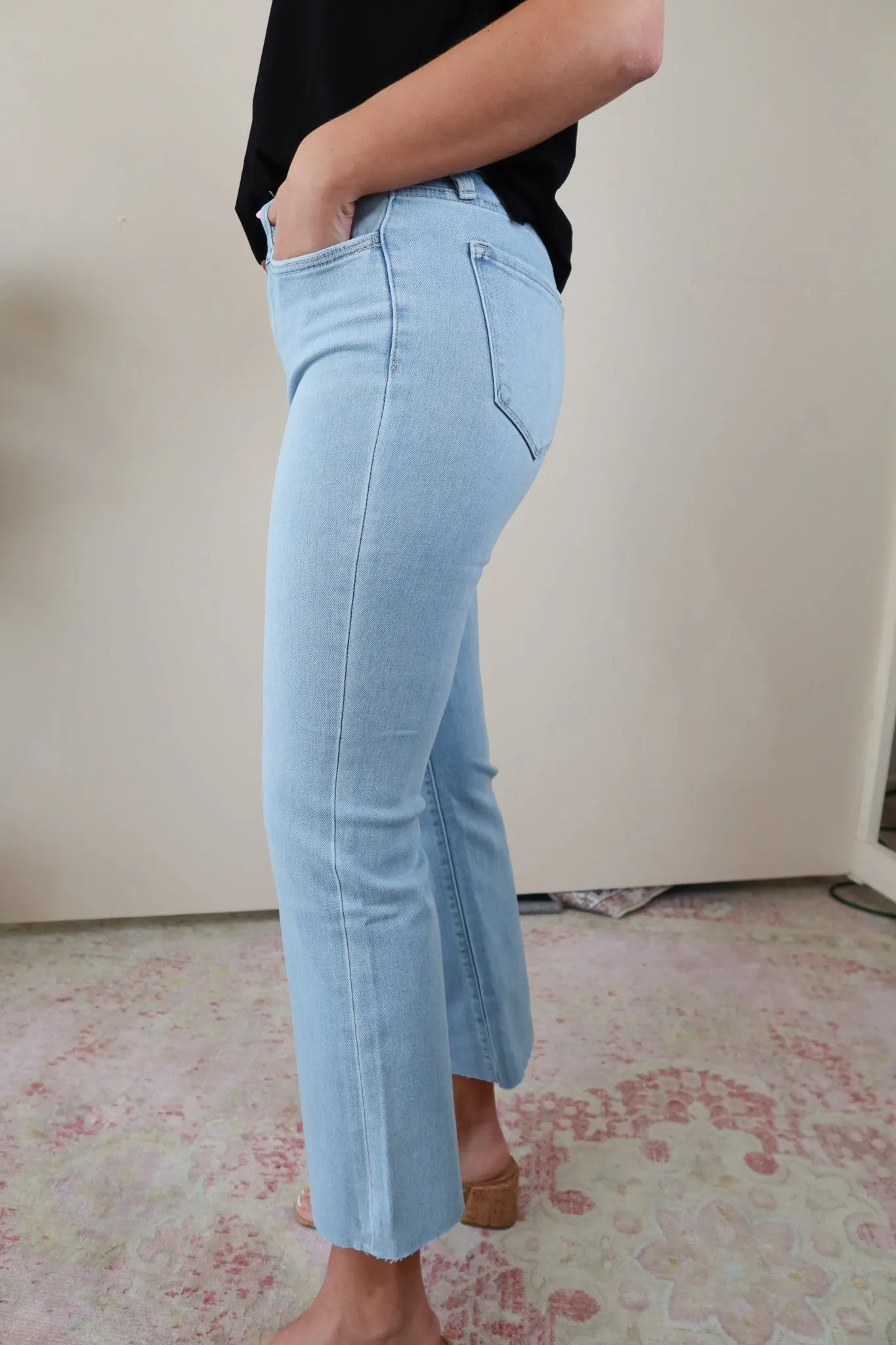 Vervet Miranda Uplift Mid Rise Ankle Bootcut Jean